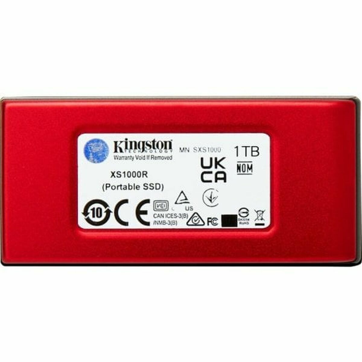 Afbeeldingen van External Hard Drive Kingston SXS1000R/1000G Red 1 TB SSD