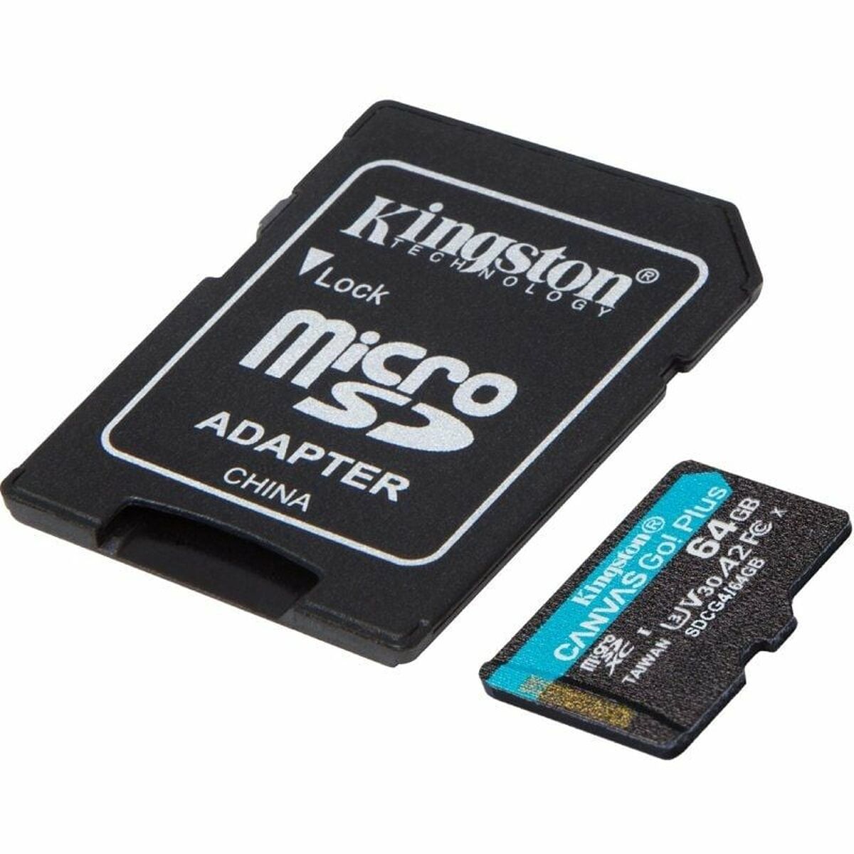 Afbeeldingen van Micro SD Memory Card with Adaptor Kingston CANVAS Go! Plus 64 GB
