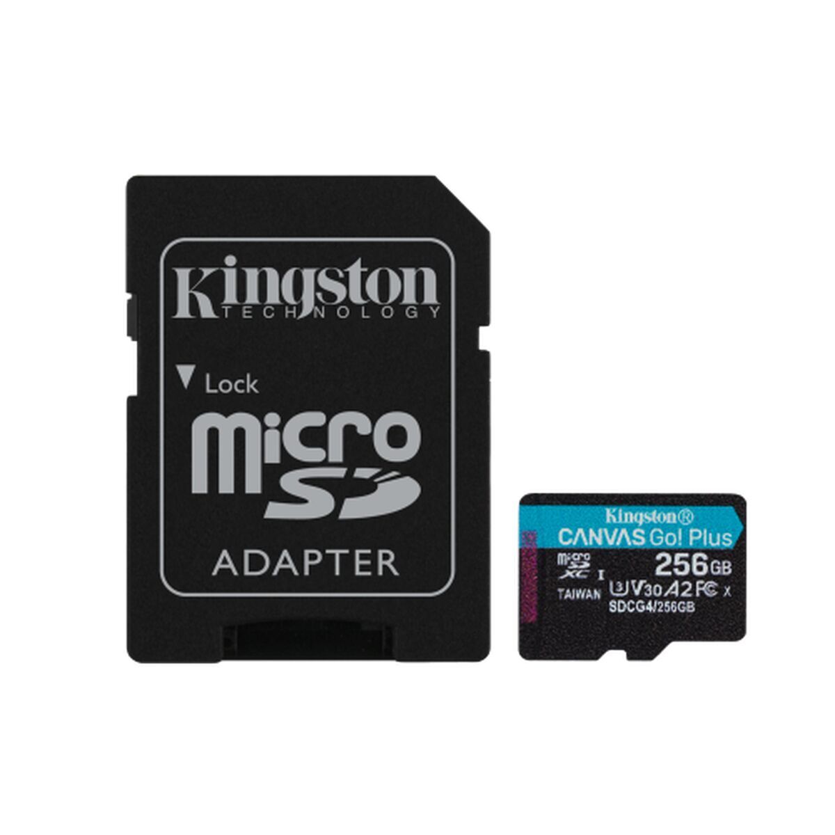 Bild von Micro SD Memory Card with Adaptor Kingston SDCG4/256GB 256 GB