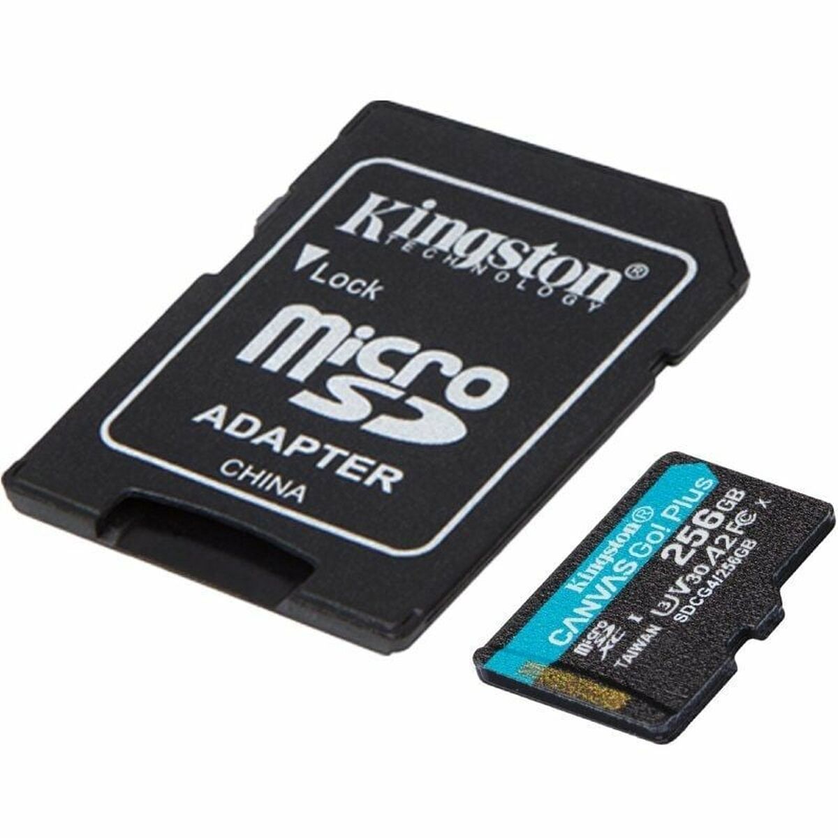 Afbeeldingen van Micro SD Memory Card with Adaptor Kingston CANVAS Go! Plus 256 GB