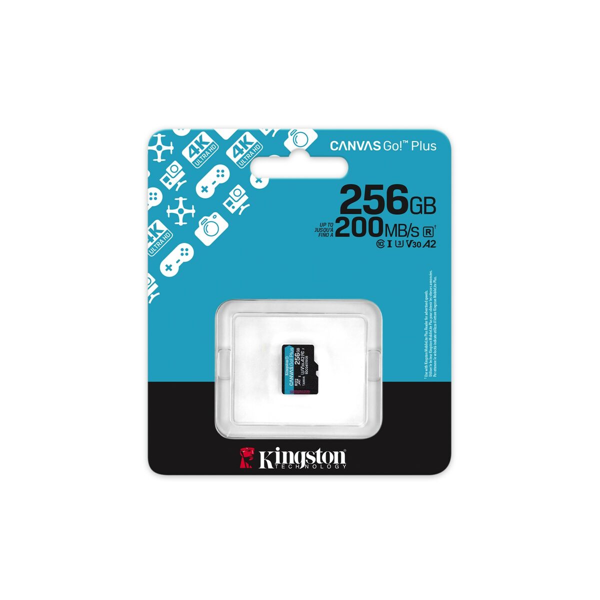 Afbeeldingen van Micro SD Memory Card with Adaptor Kingston SDCG4/256GBSP 256 GB