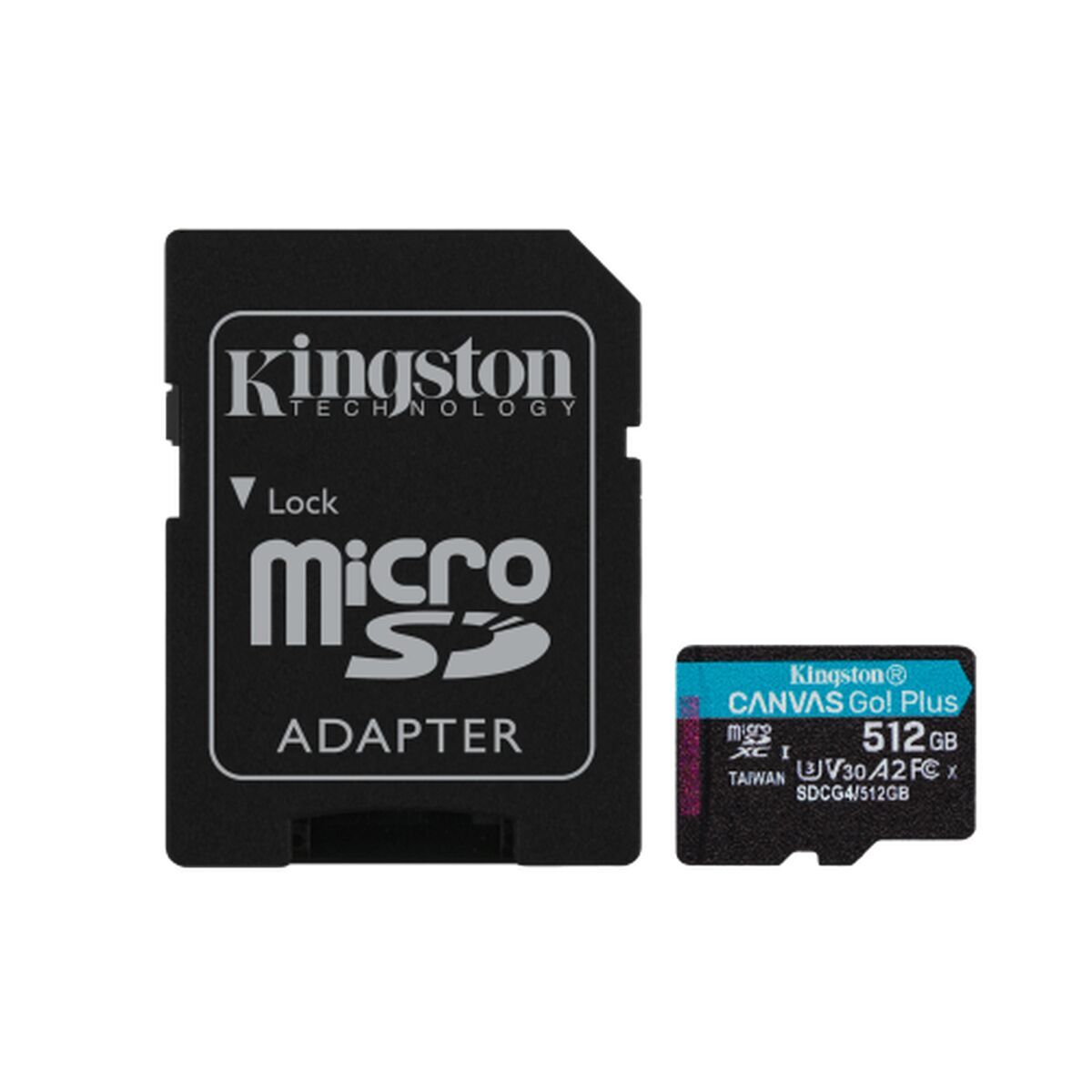 Bild von Micro SD Memory Card with Adaptor Kingston SDCG4/512GB 512 GB