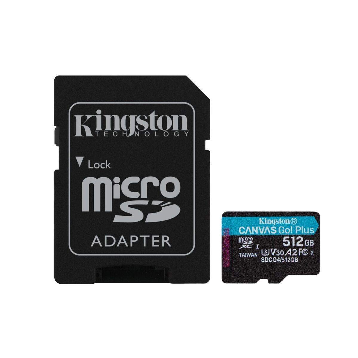 Bild von Micro SD Memory Card with Adaptor Kingston SDCG4/512GB 512 GB