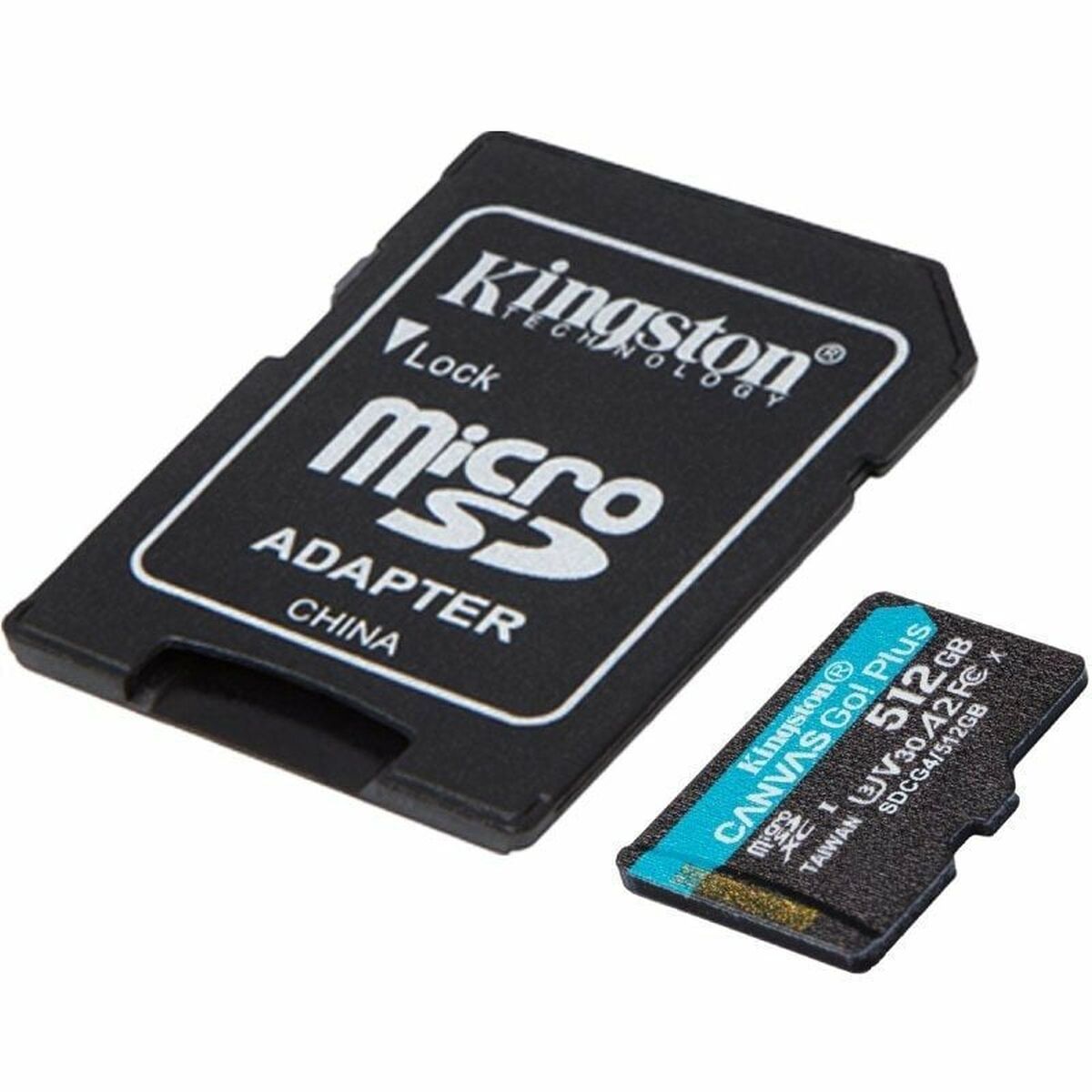 Afbeeldingen van Micro SD Memory Card with Adaptor Kingston CANVAS Go! Plus 512GB microSD XC 512 GB