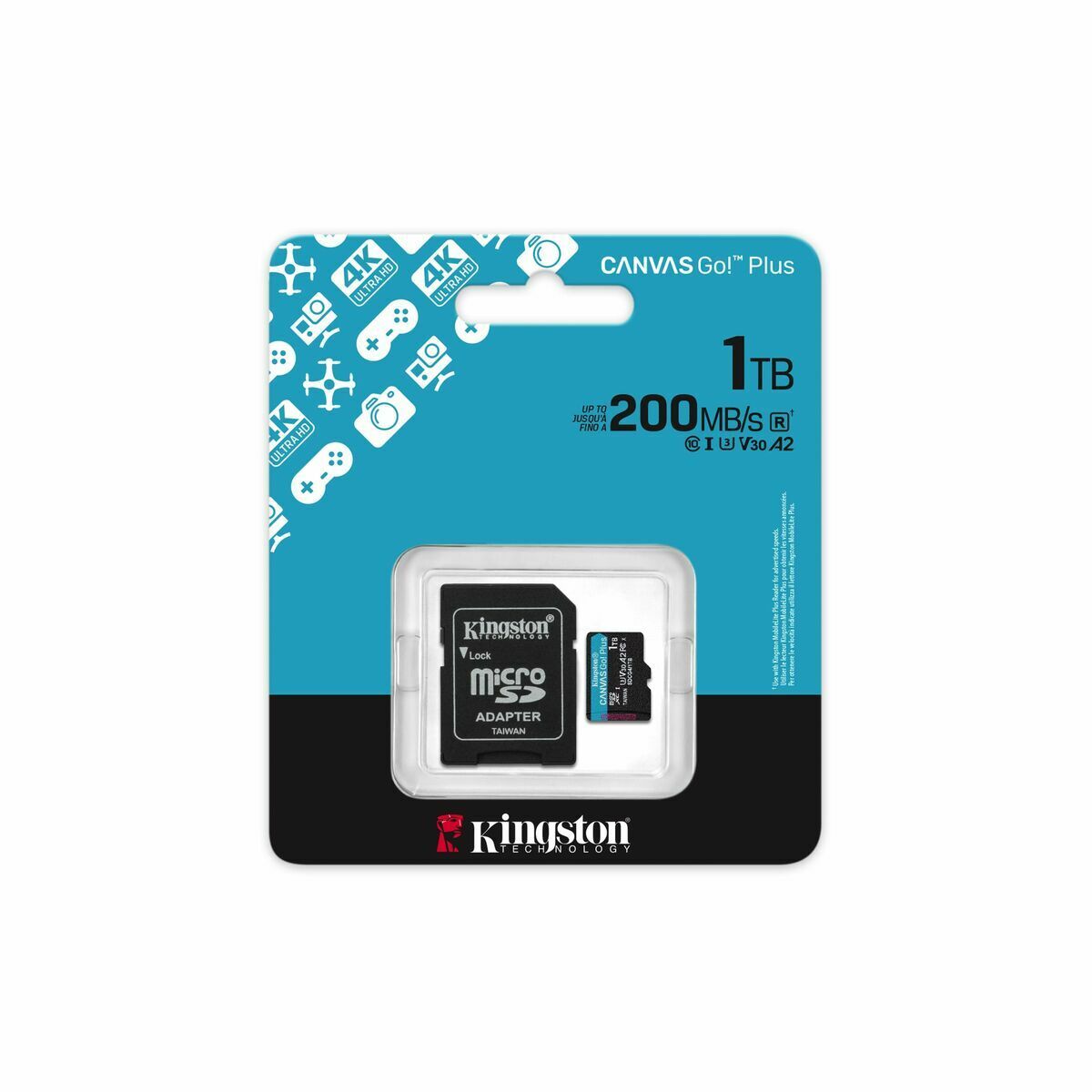 Bild von Micro SD Memory Card with Adaptor Kingston SDCG4/1TB 1 TB