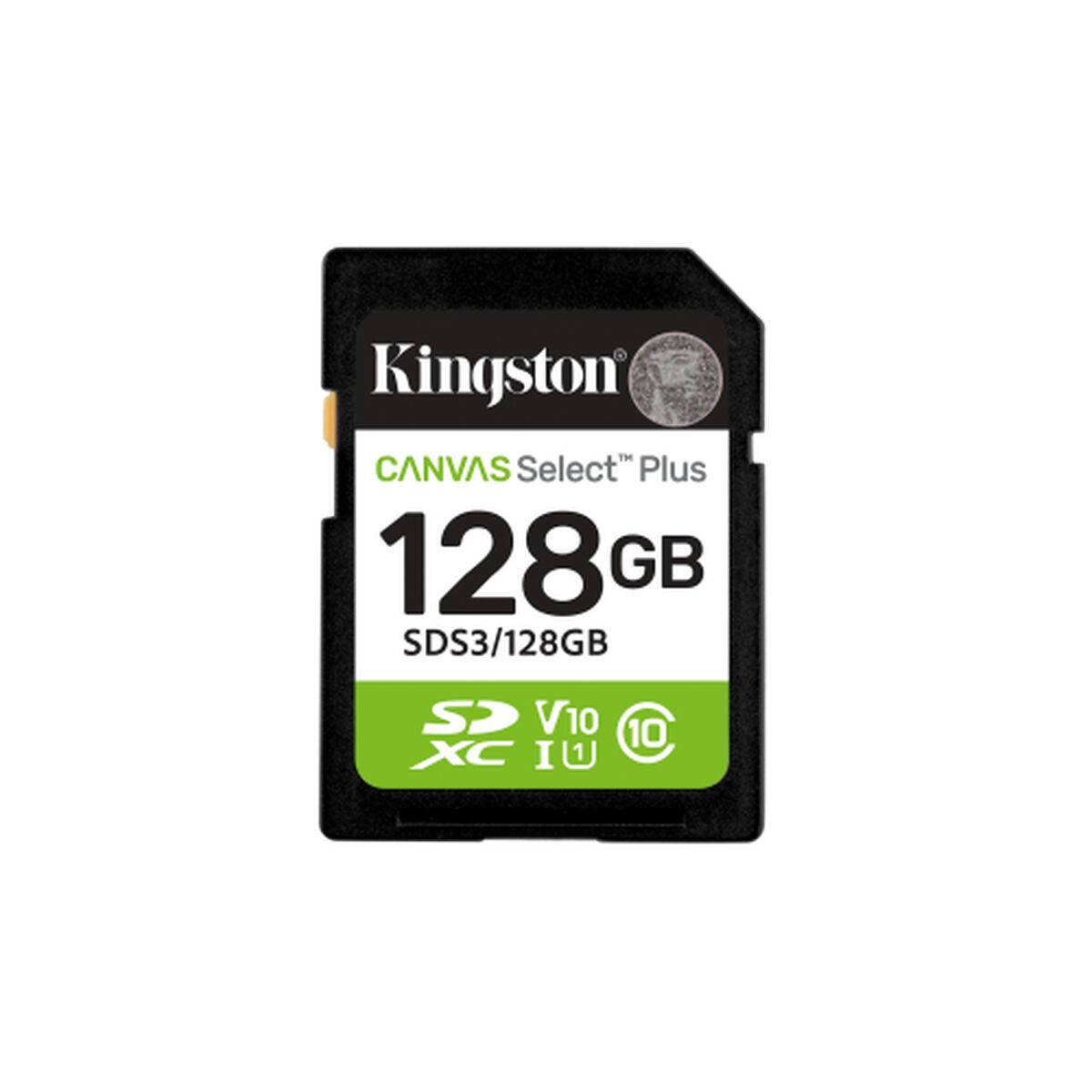 Picture of Micro SD Memory Card with Adaptor Kingston Canvas Select Plus Gen3 128 GB