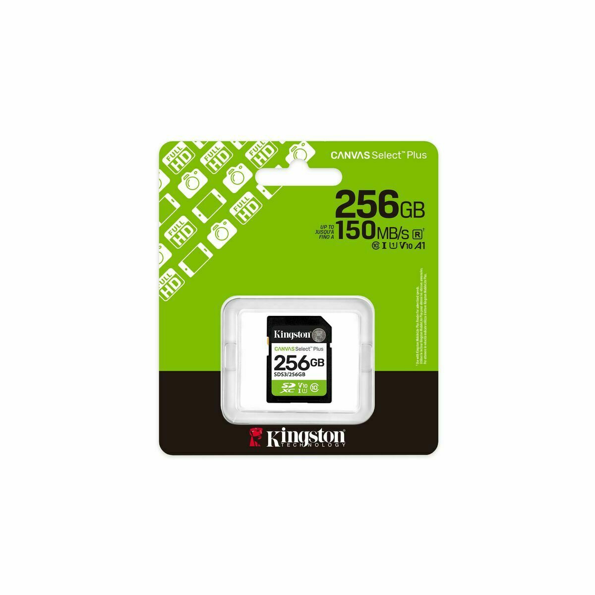 Afbeeldingen van Micro SD Card Kingston CANVAS Select Plus 256 GB