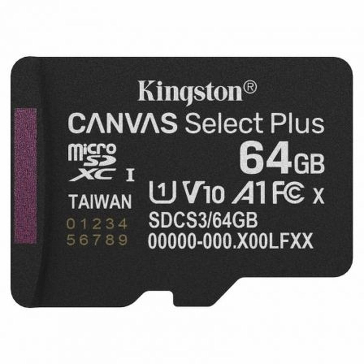 Afbeeldingen van Micro SD Memory Card with Adaptor Kingston SDCS3/64GBSP 64 GB