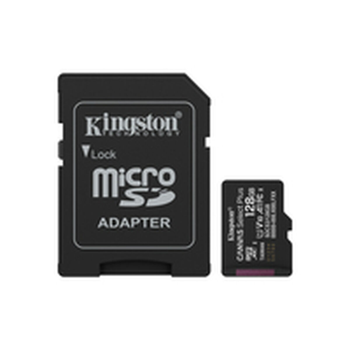 Image secondaire de Carte Mémoire Micro SD avec Adaptateur Kingston SDCS3/128GB 128 GB