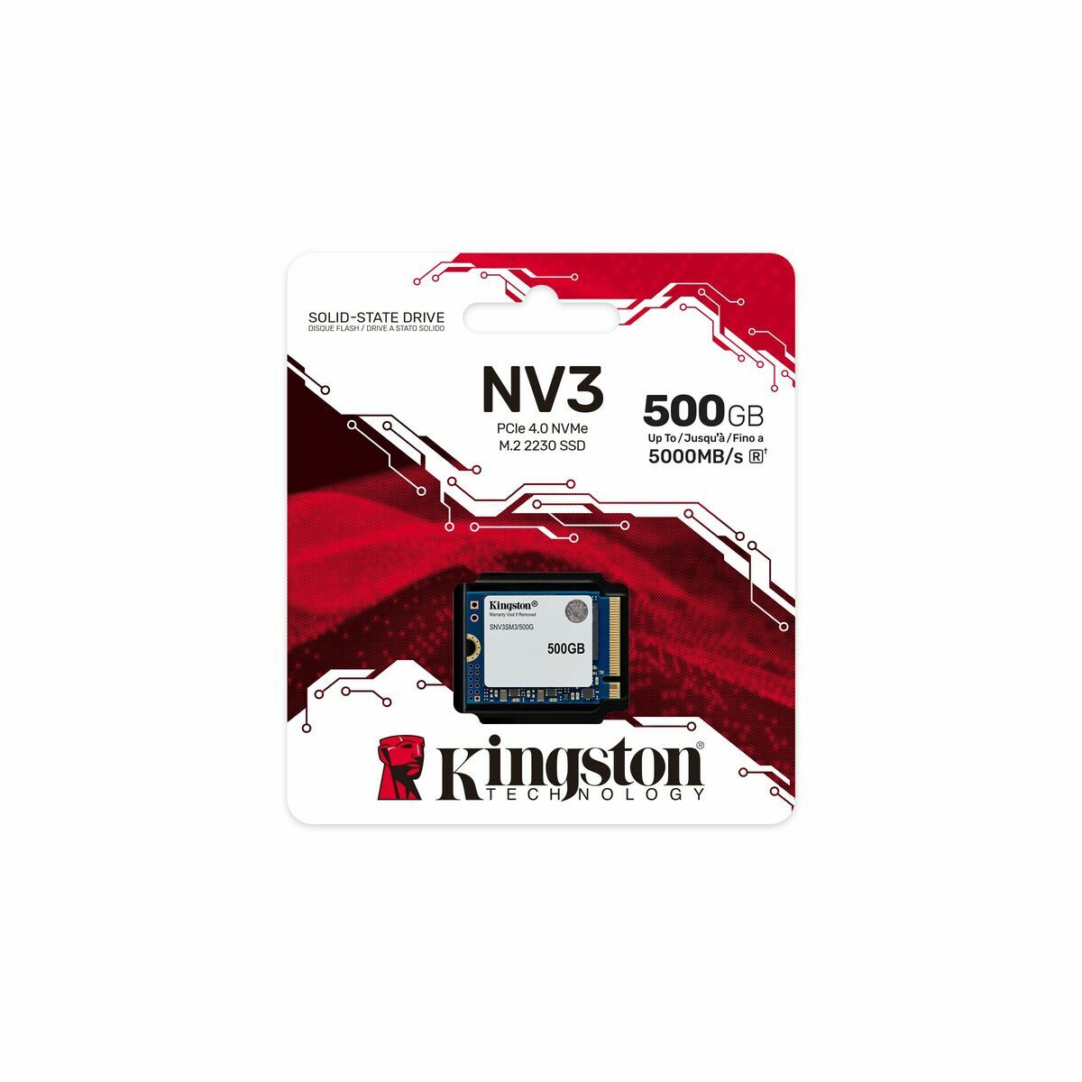 Picture of Hard Drive Kingston NV3 M.2 2230 500 GB SSD
