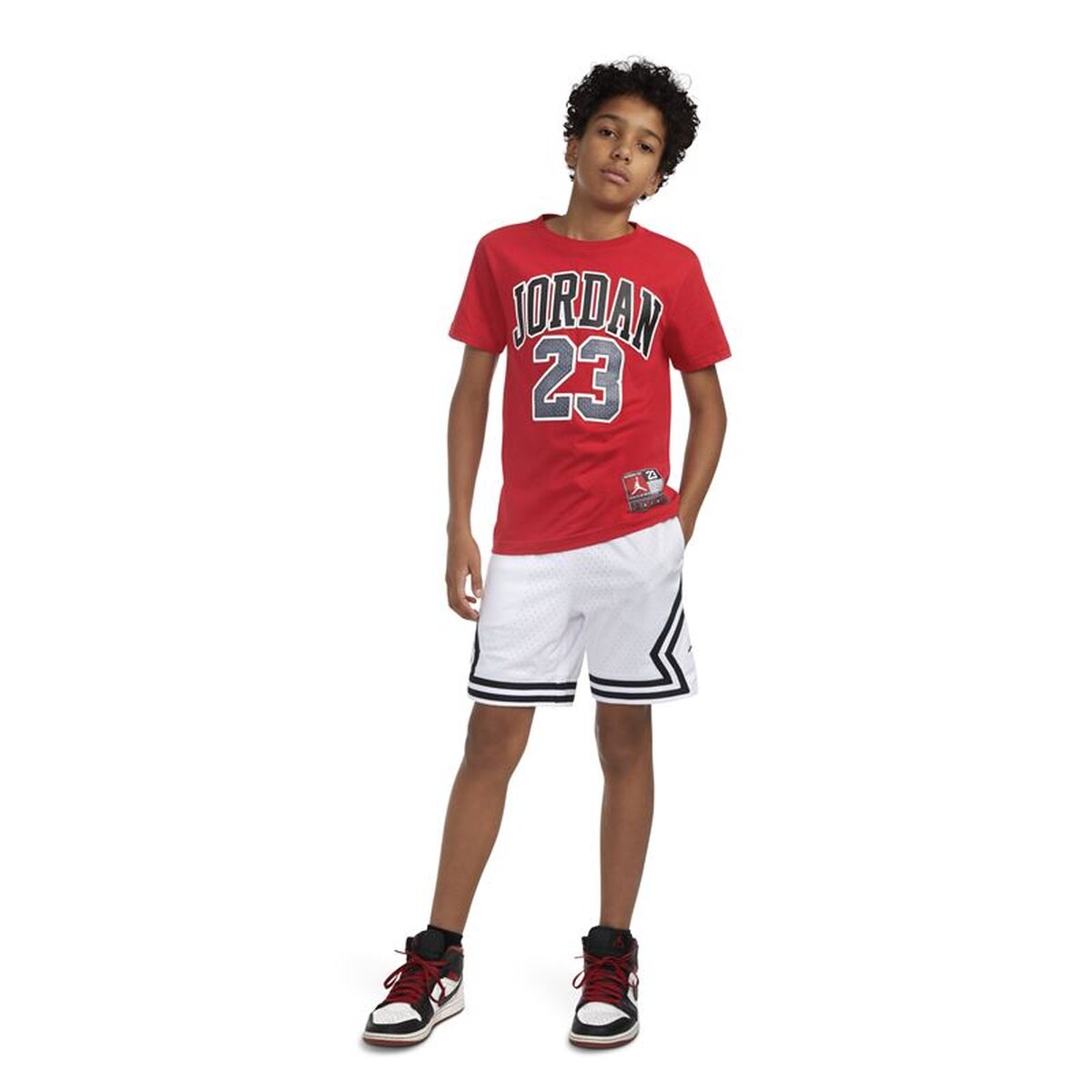 Child’s Short Sleeve T-Shirt Jordan Practice Flight Ss Red
