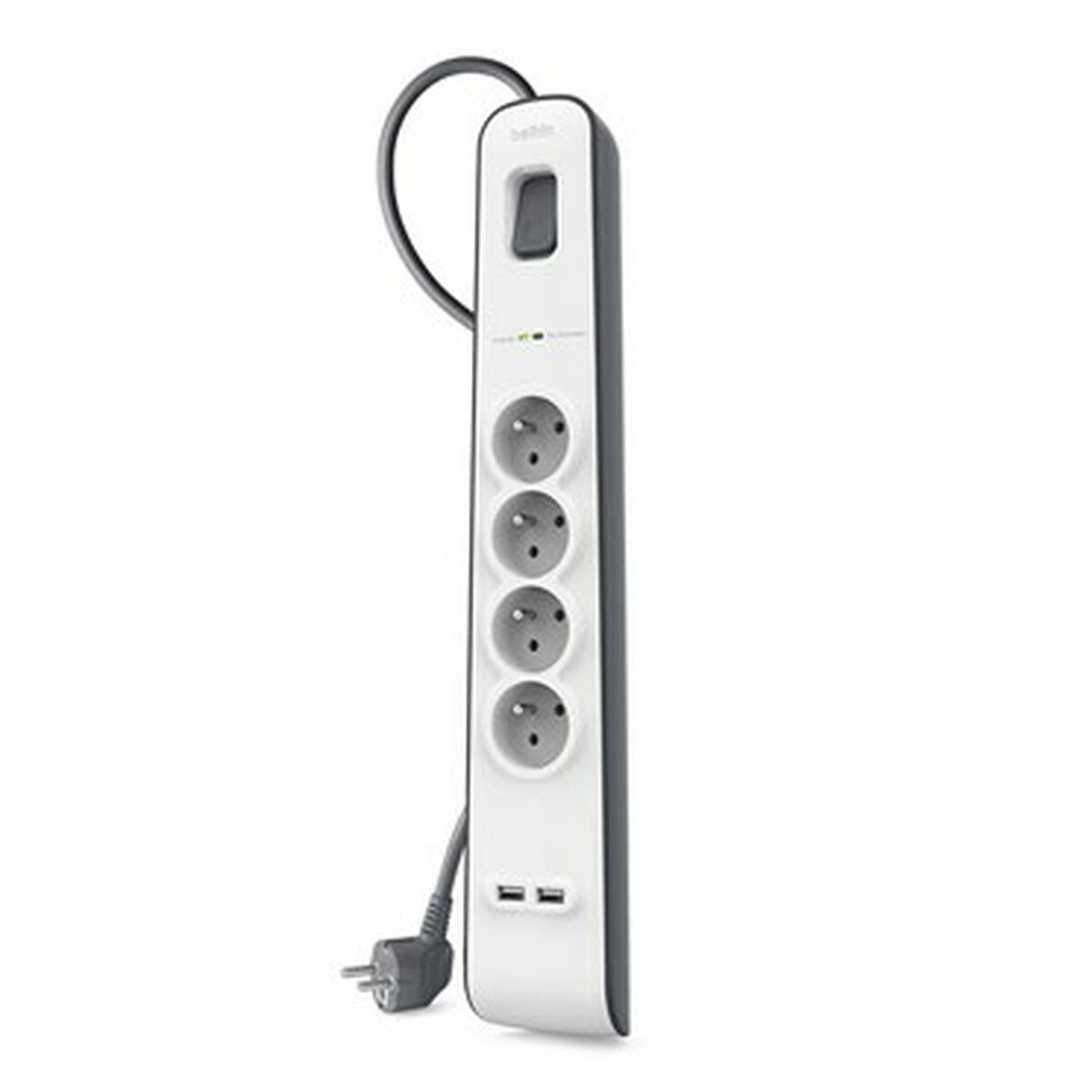 Afbeeldingen van 4-socket plugboard with power switch Belkin BSV401CA2M (2 m)