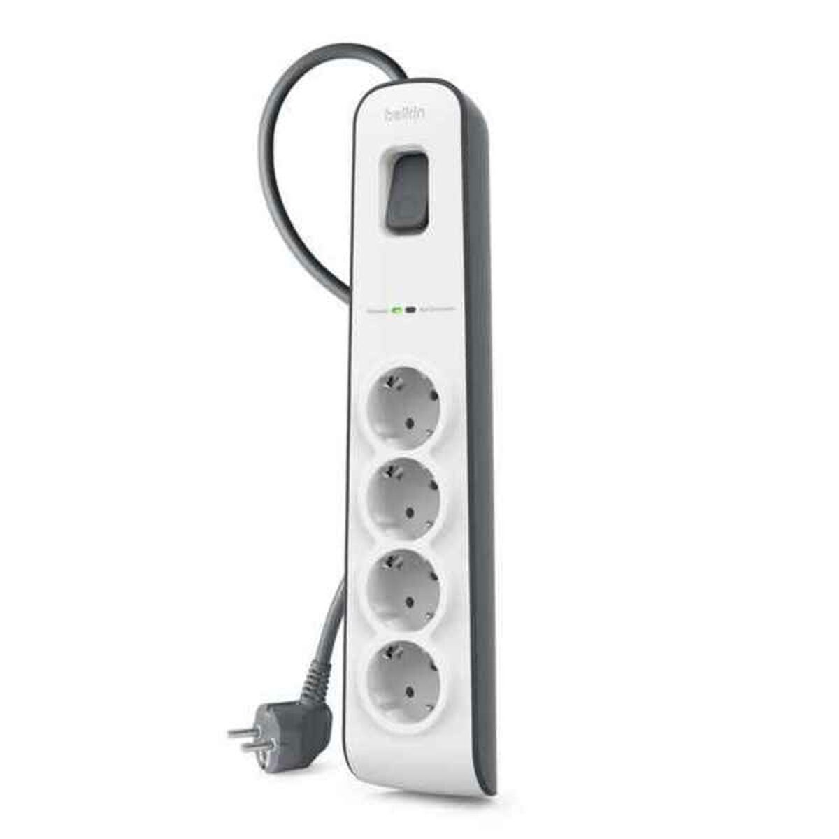 Πολύπριζο με 4 Πρίζες με διακόπτη Belkin BSV400VF2M Λευκό