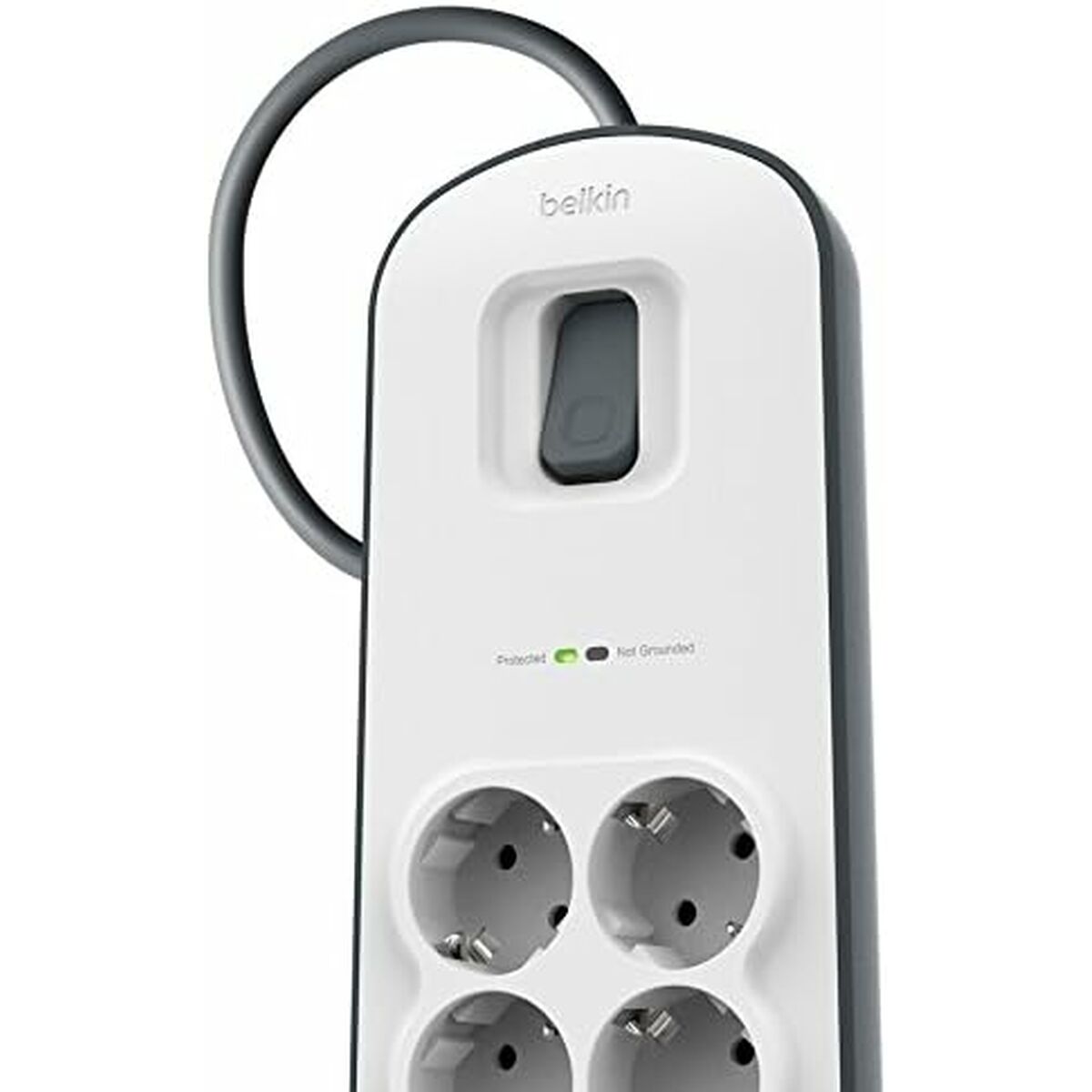 Picture of Power Socket 8 Sockets with Switch Belkin BSV804VF2M USB x 2 White (2 m)