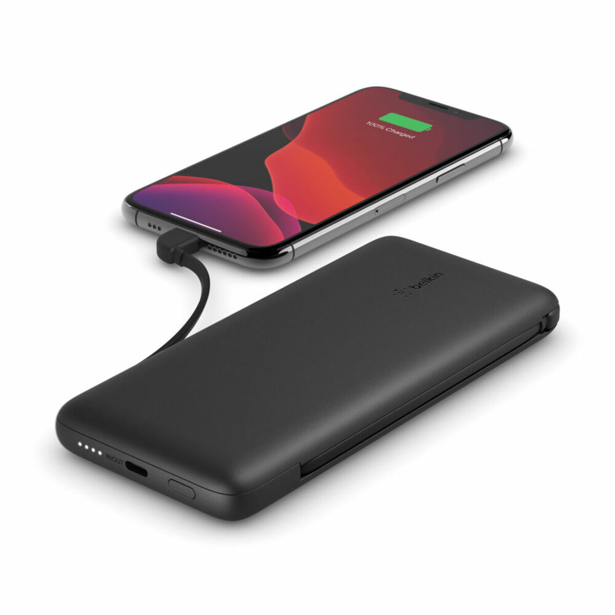 Afbeeldingen van Powerbank Belkin BPB006BTBLK 10000 mah 18W Black 220 V 
