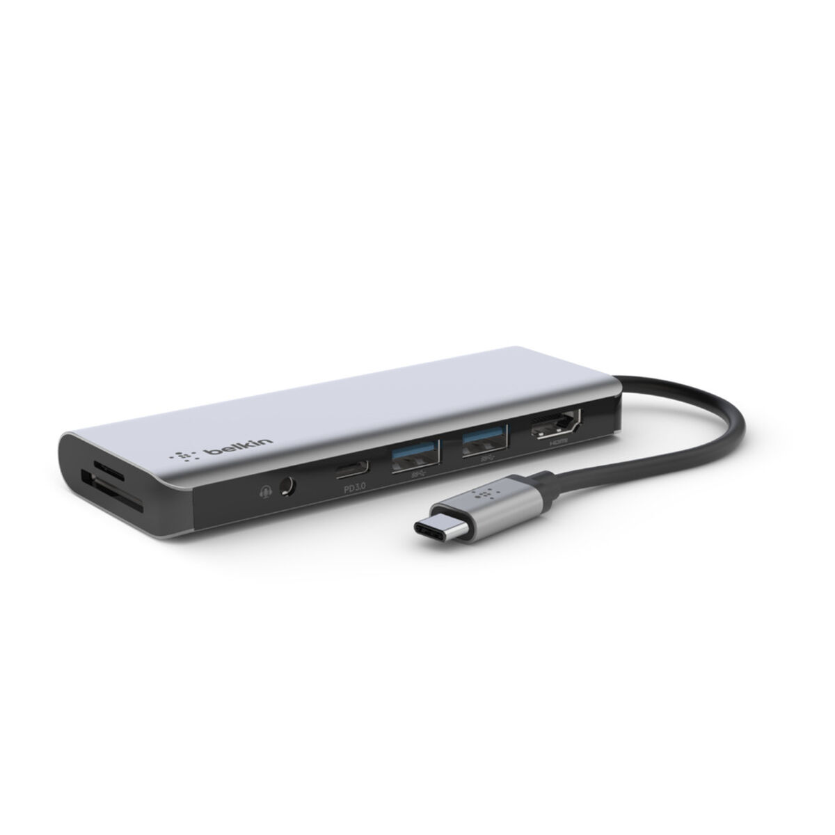 Picture of 7-Port USB-C Hub Belkin AVC009btSGY Grey 100 W