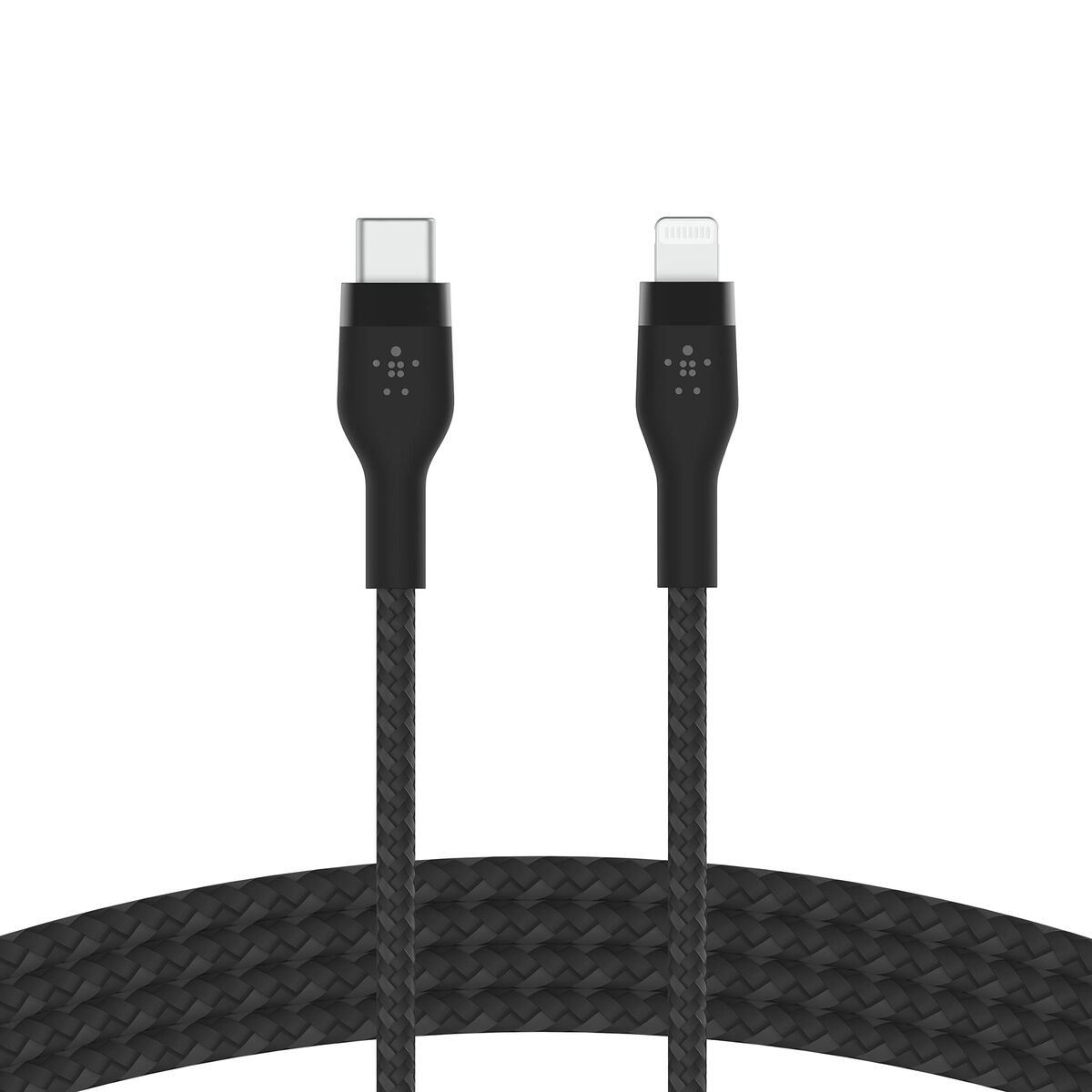 Câble USB-C vers Lightning Belkin CAA011BT2MBK 2 m Noir