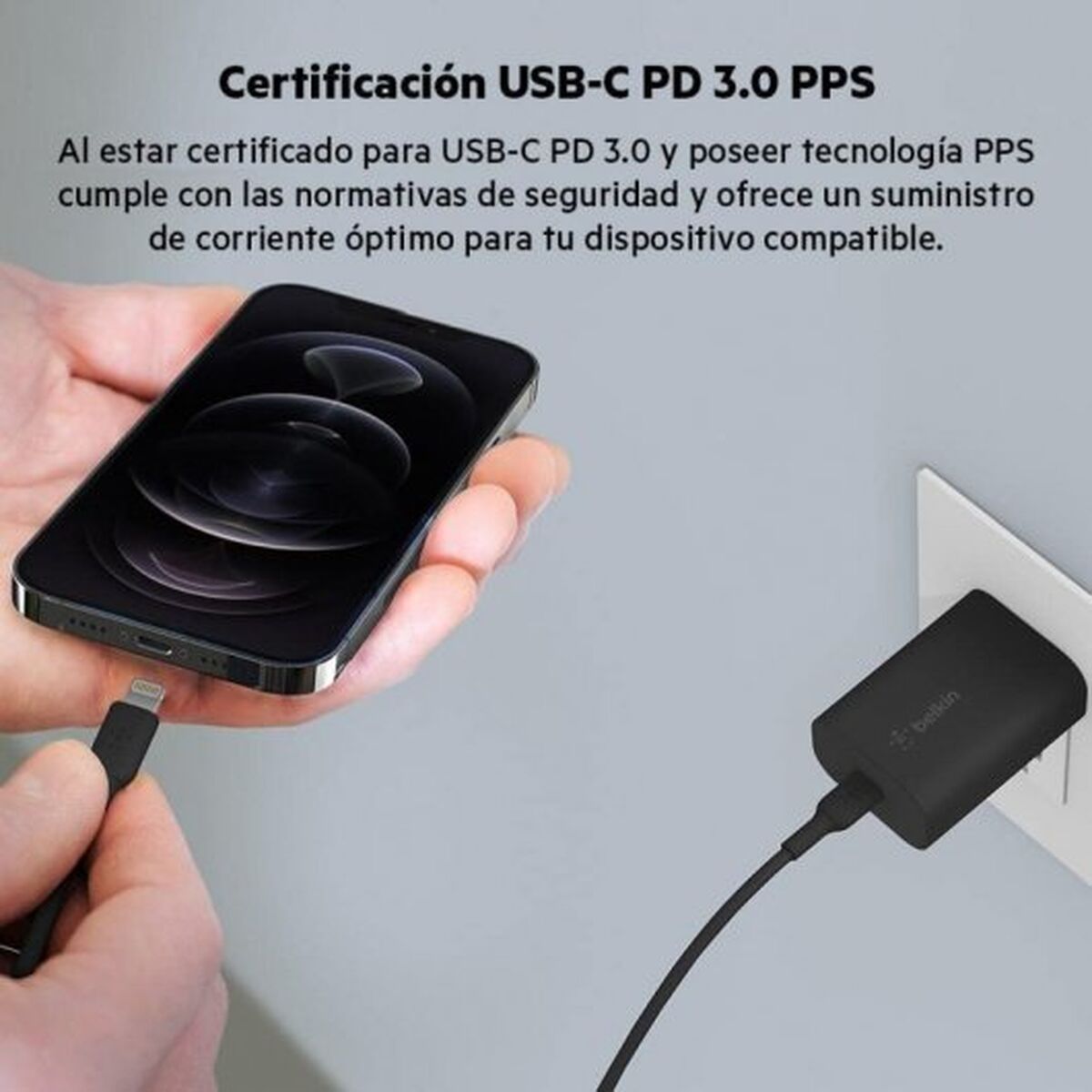 Wall Charger Belkin WCA004vfBK 25 W Black