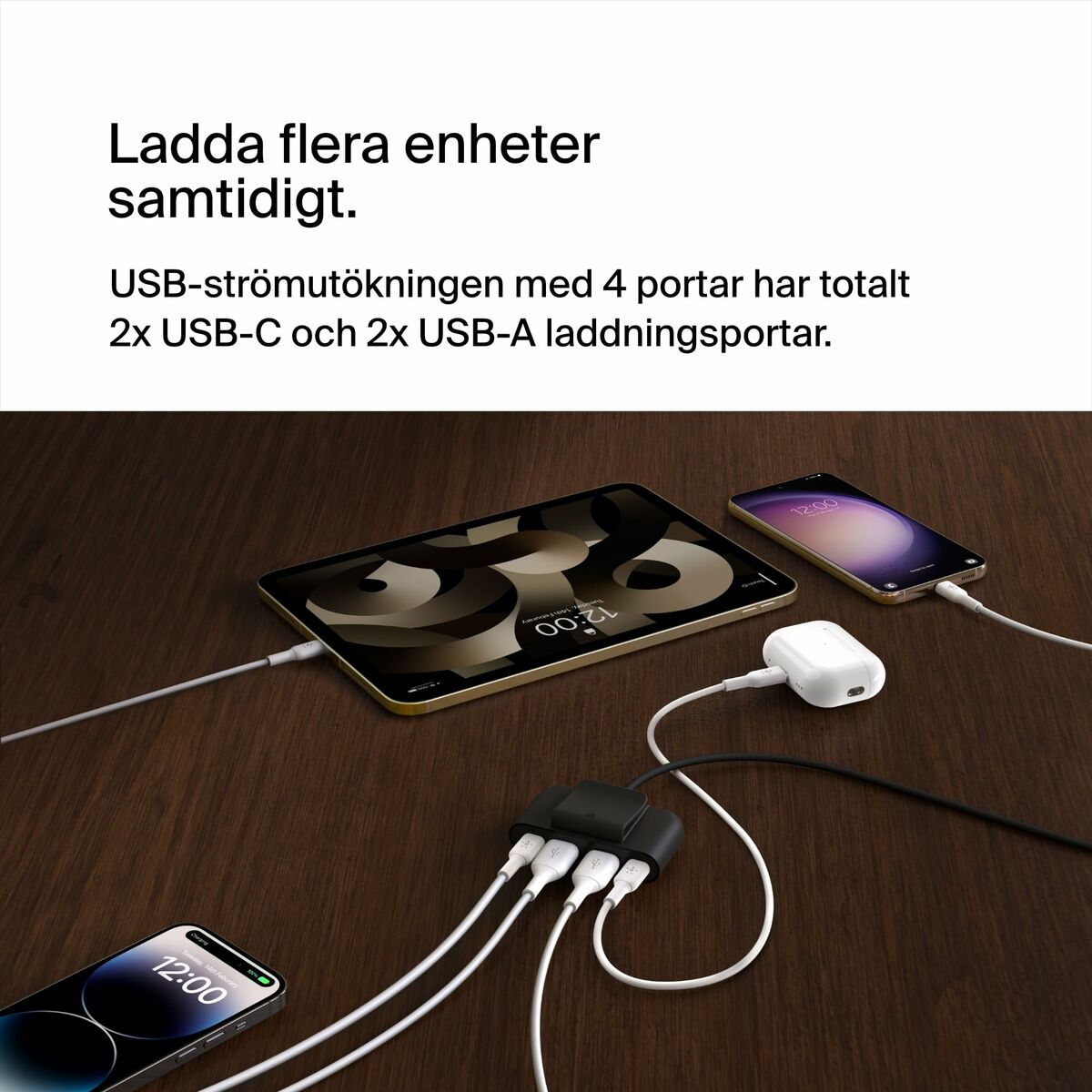 Afbeeldingen van USB Hub Belkin BUZ001BT2MBKB7