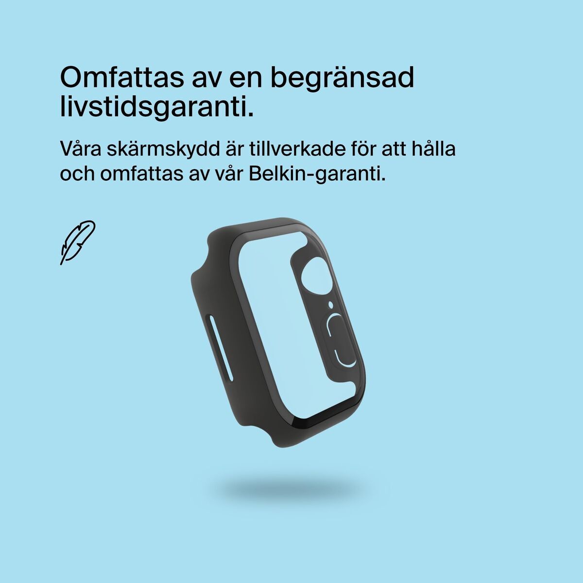 Picture of Smartwatch screen protector Belkin OVG004ZZBK-REV Black