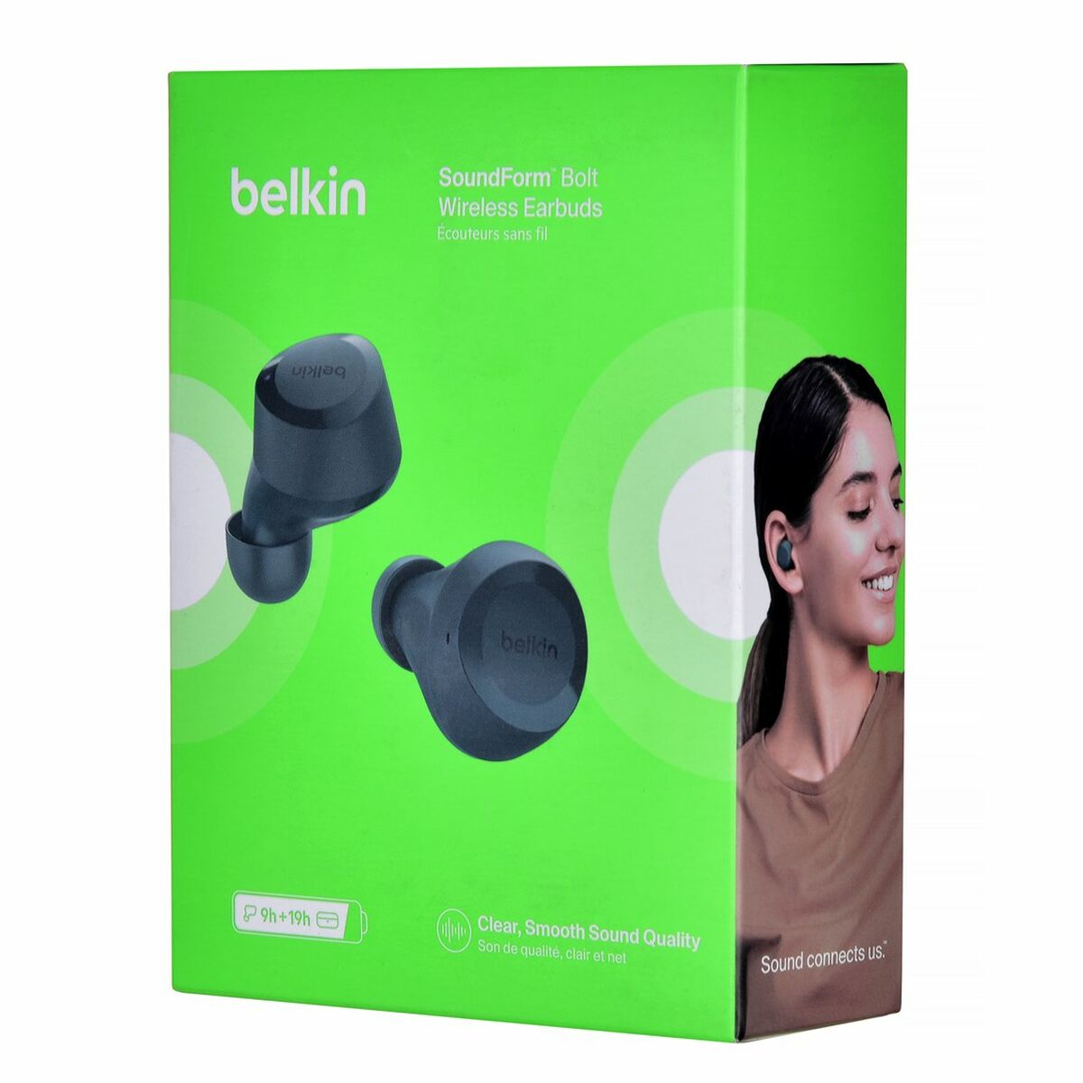 In-ear Bluetooth Headphones Belkin Bolt Green Turquoise