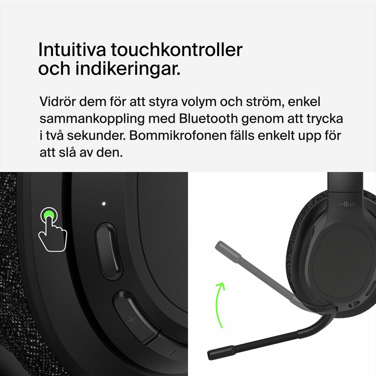 Afbeeldingen van Bluetooth Headset with Microphone Belkin AUD005BTBLK