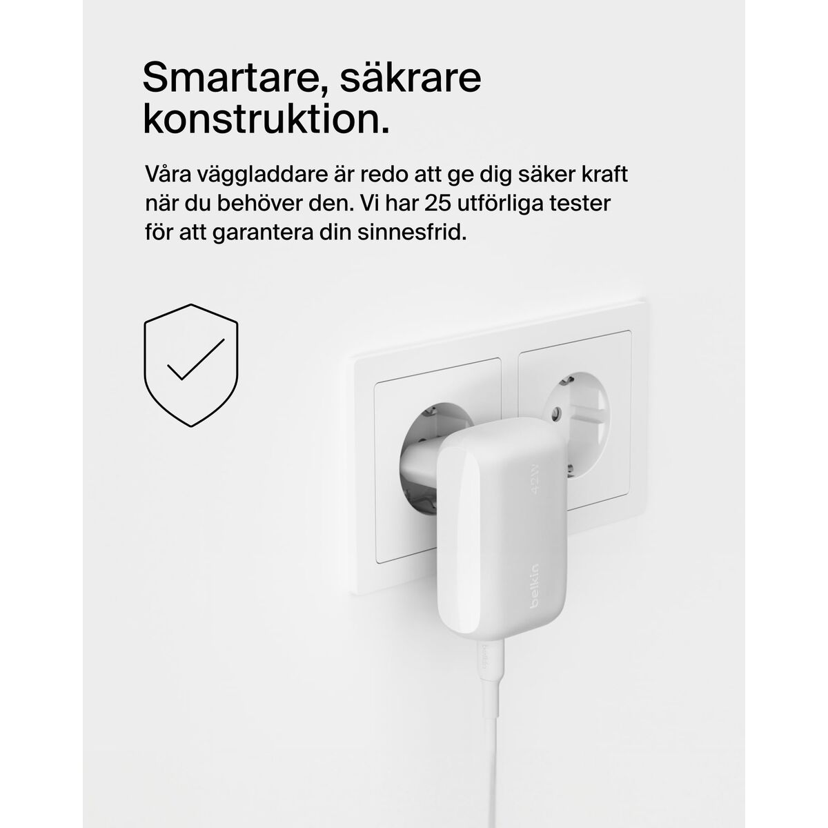 Wall Charger Belkin WCB009VFWH White