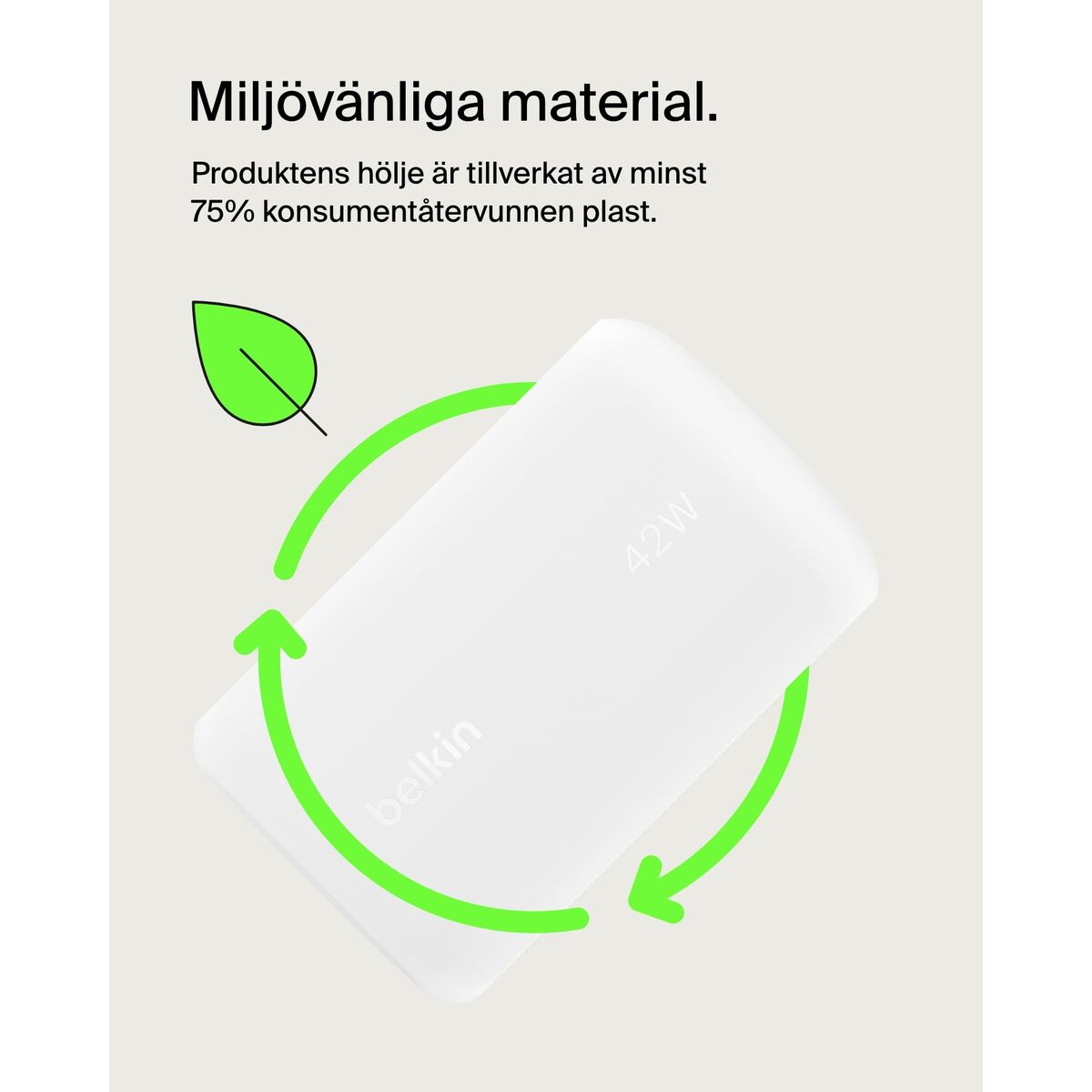 Wall Charger Belkin WCB009VFWH White