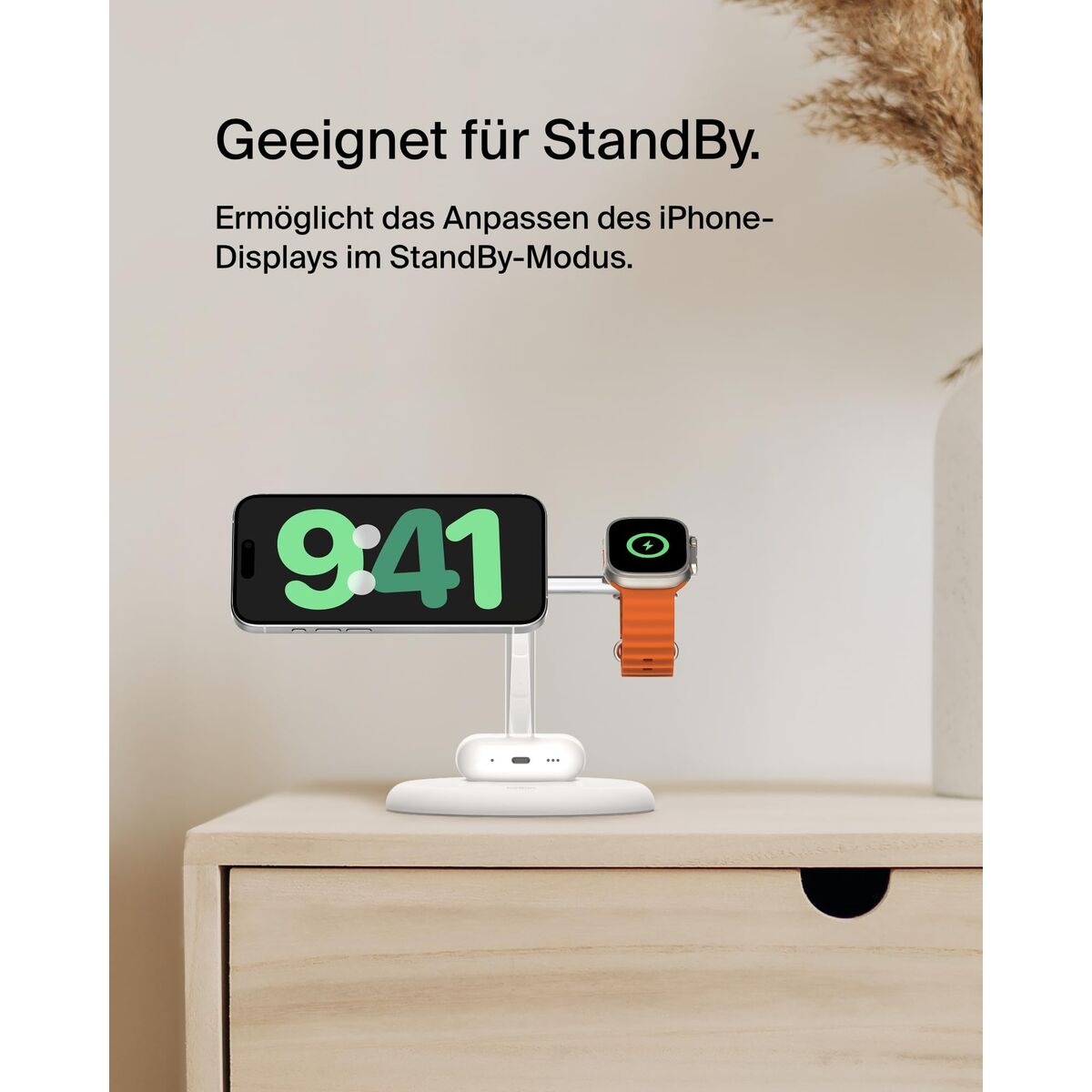 Wireless Charger with Mobile Holder Belkin WIZ023VFWH