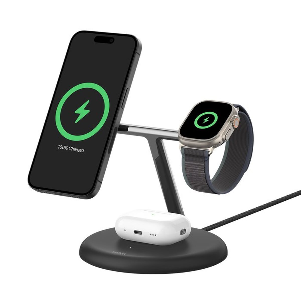 Wireless Charger with Mobile Holder Belkin WIZ023VFWH