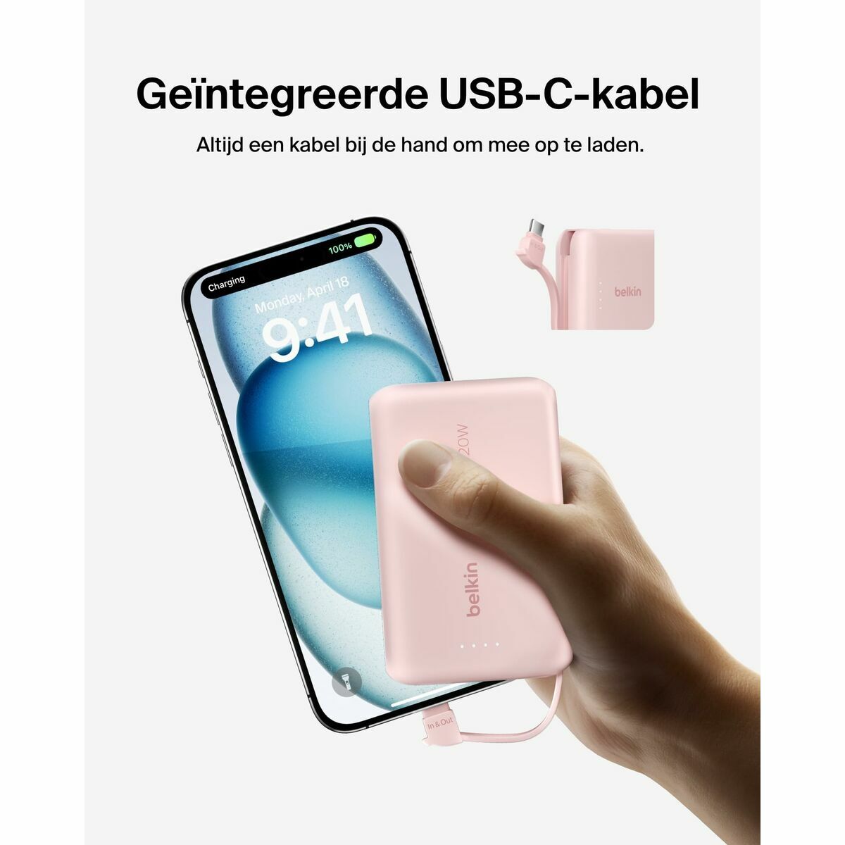 Powerbank Belkin BPB021HQPK Pink 10000 mAh