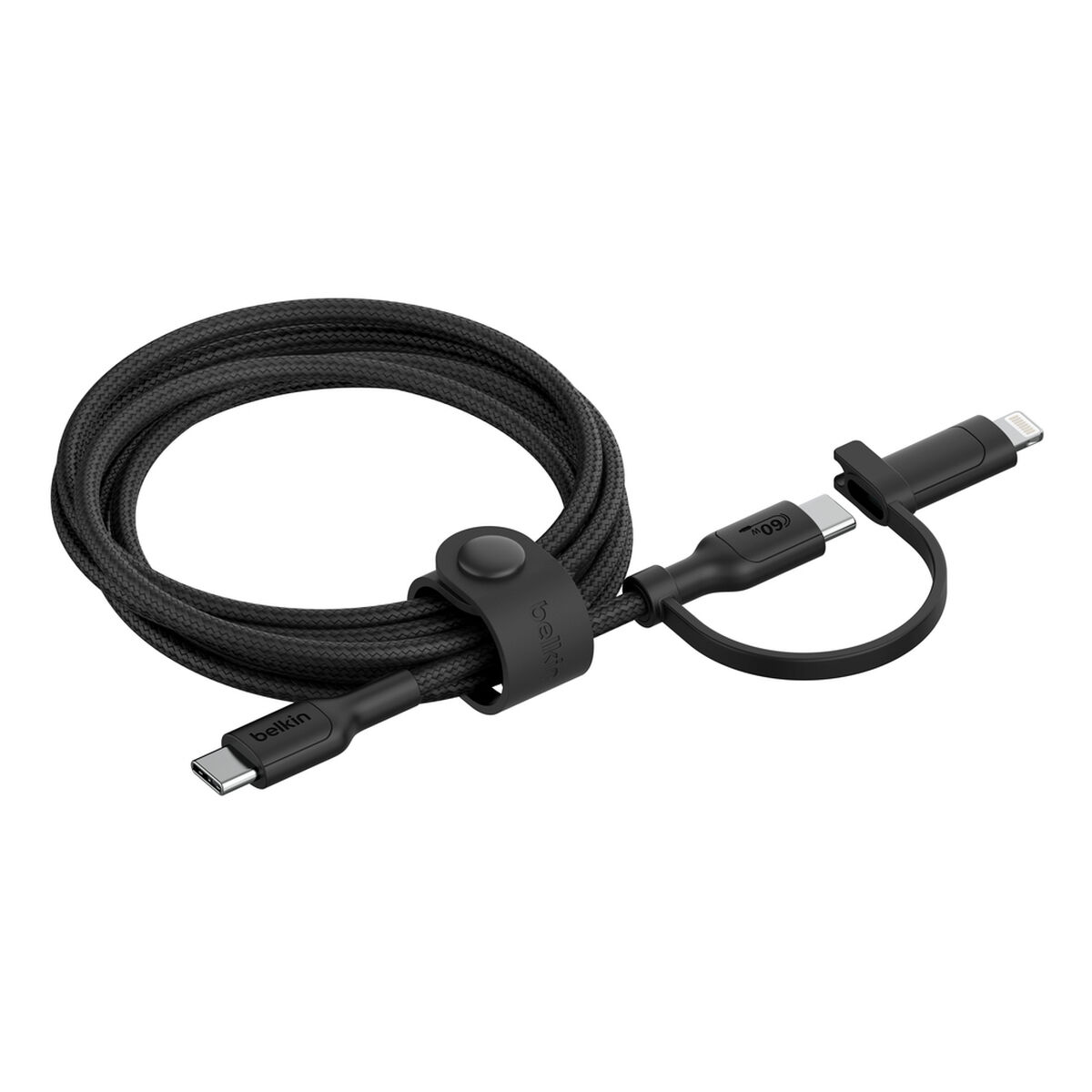 Câble USB Belkin CAC003HQ1.5MBK Noir 1,5 m