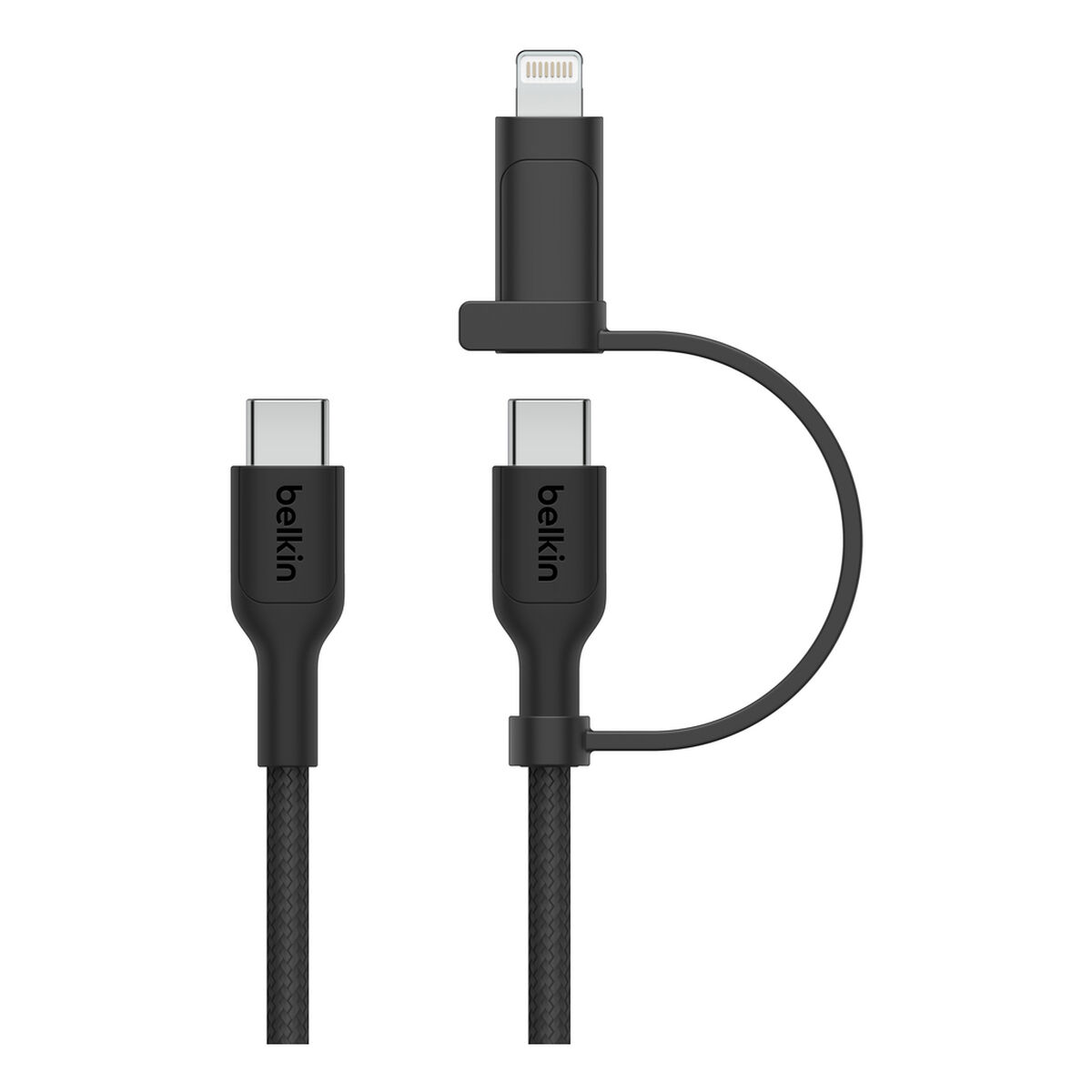 Image secondaire de Câble USB Belkin CAC003HQ1.5MBK Noir 1,5 m