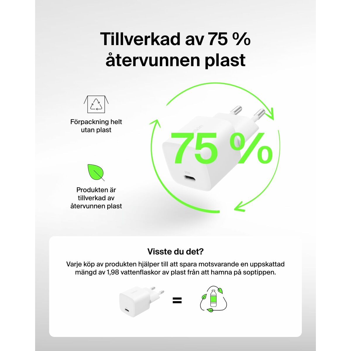 Afbeeldingen van USB to Lightning Cable Belkin WCA012KQWH White