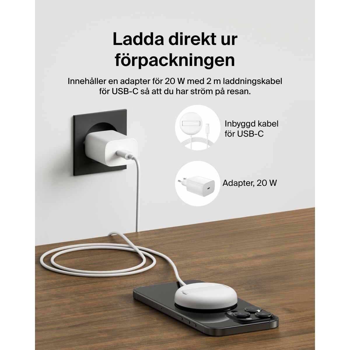 Image de Cordless Charger Belkin WIA011KQWH White