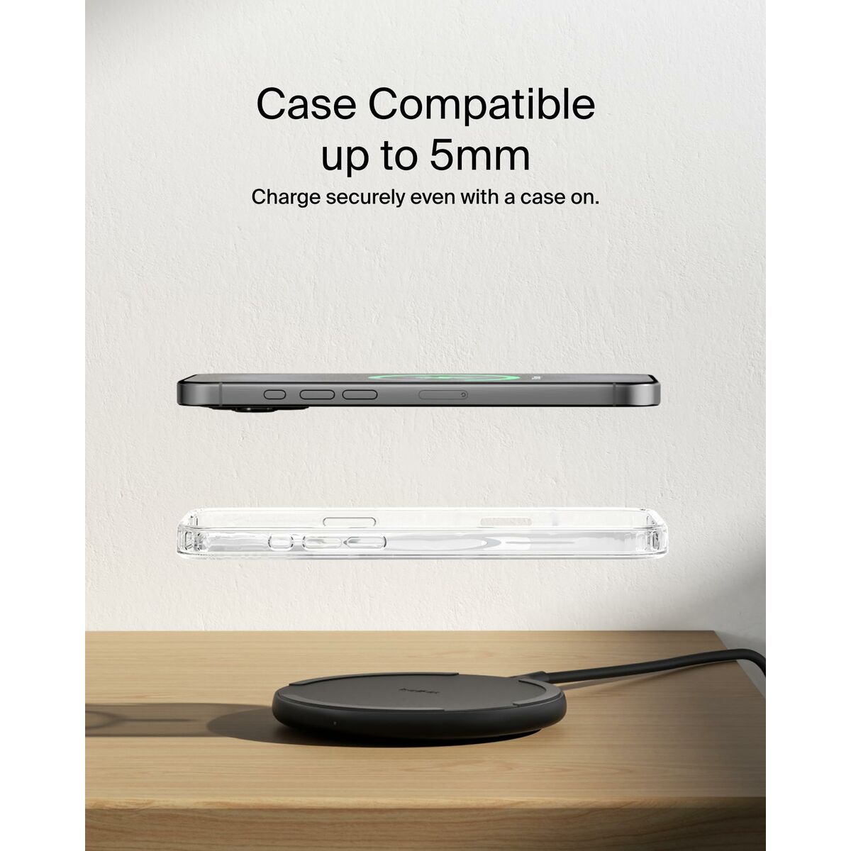 Immagine di Cordless Charger Belkin WIA012HQBK Black 15 W
