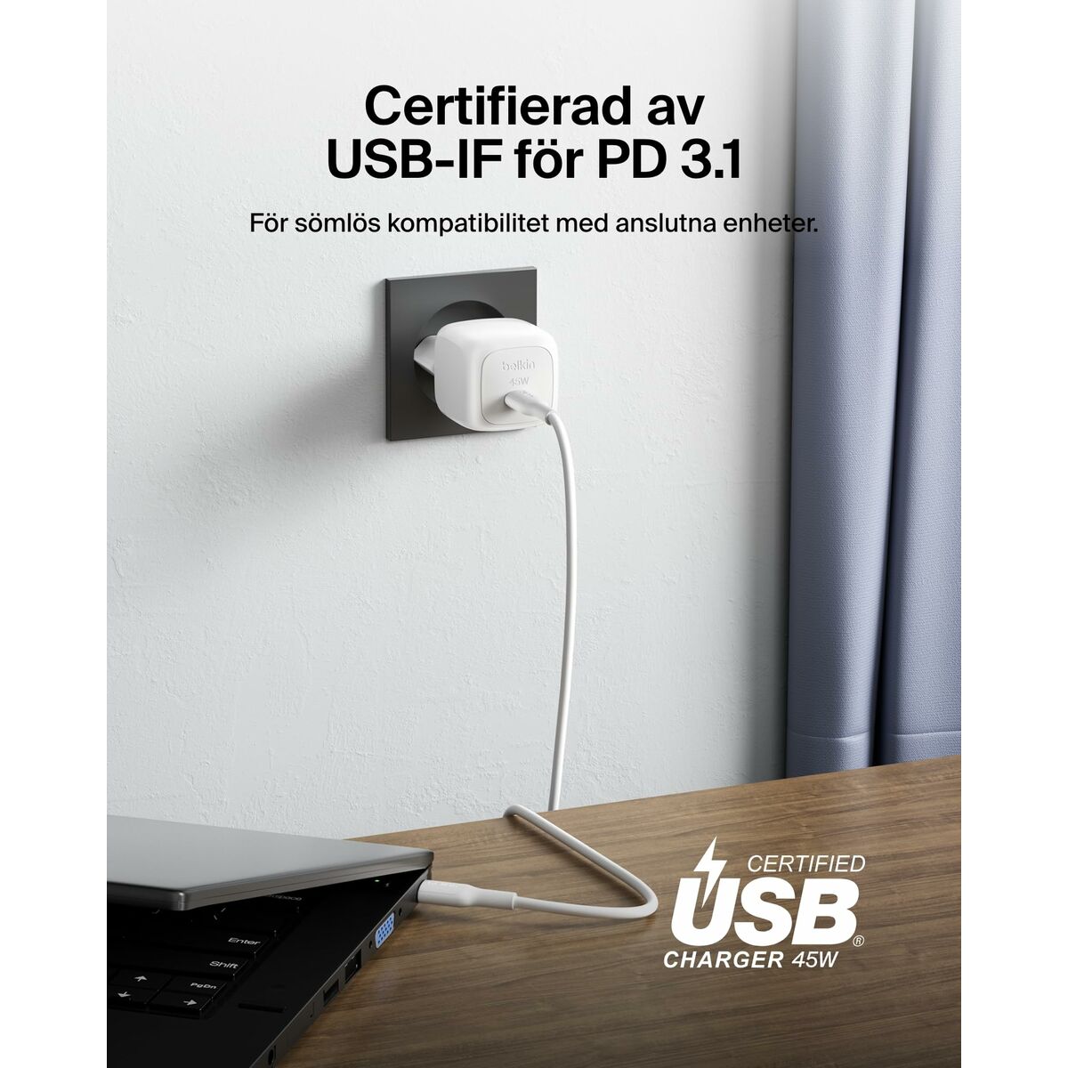 Image de Wall Charger Belkin WCA013KQ1MWH-B6 White