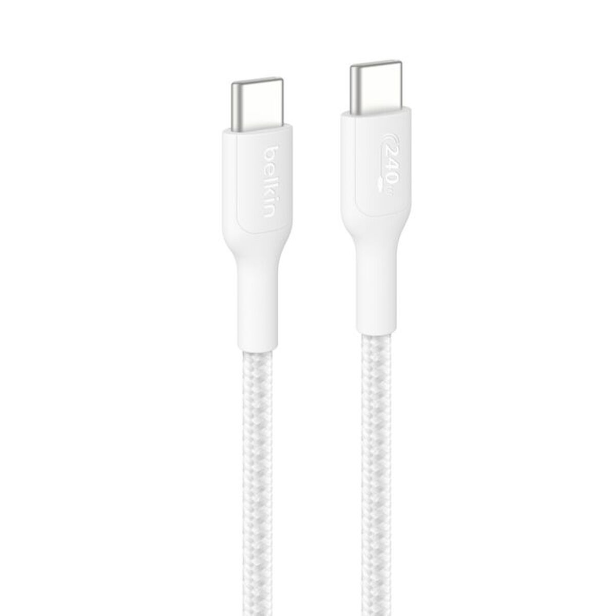 Kabel USB-C naar USB-C Belkin CAB025HQ2MWH Wit 2 m Snellader
