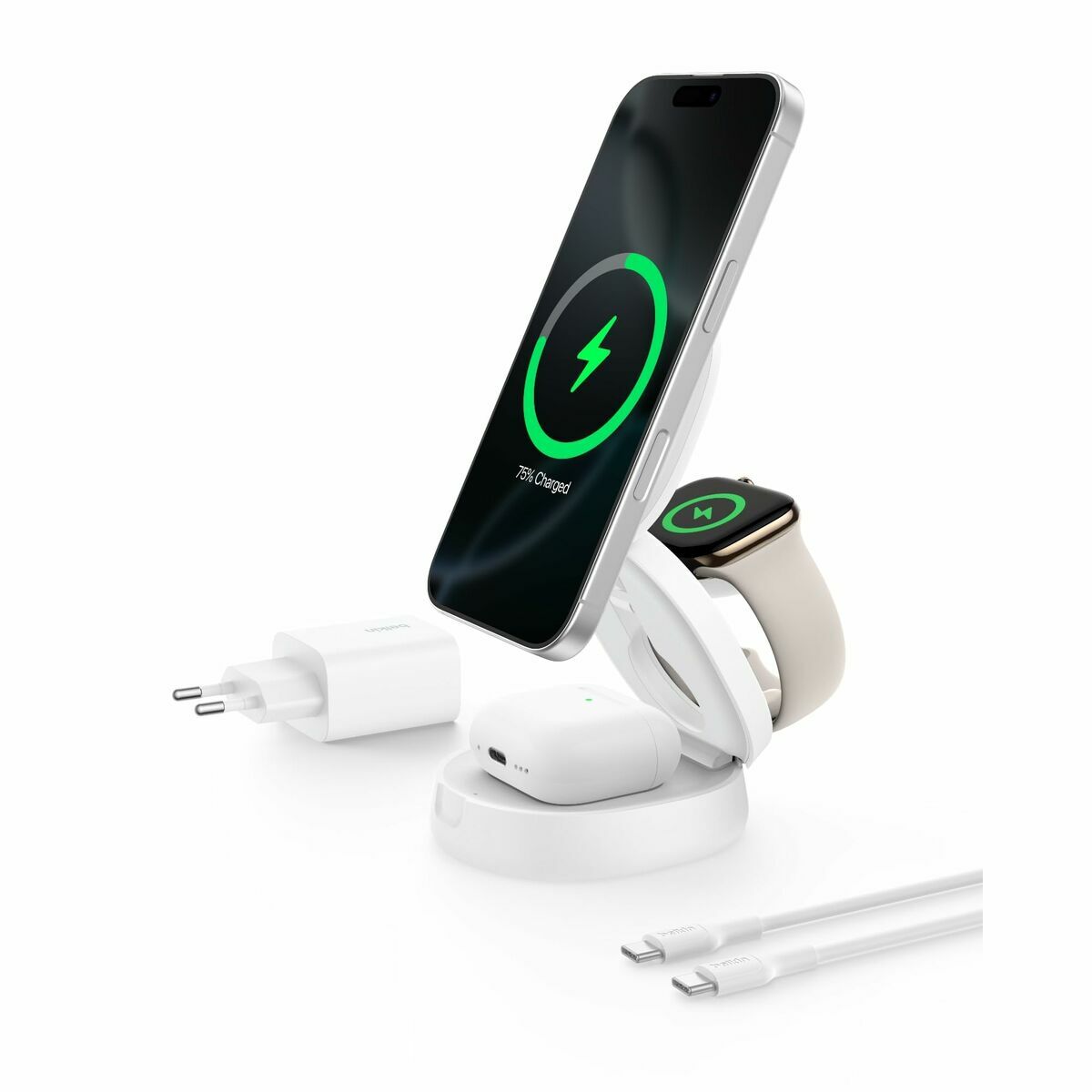 Afbeeldingen van Cordless Charger Belkin WIZ034KQWH White