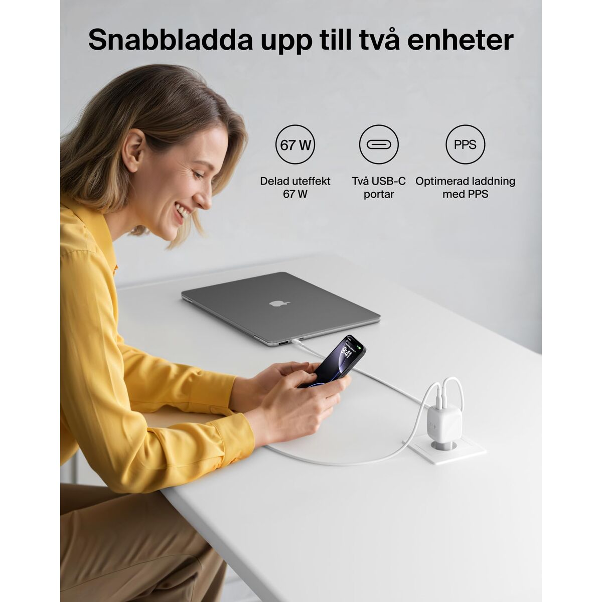 Obrazek Wall Charger Belkin WCH020KQWH White