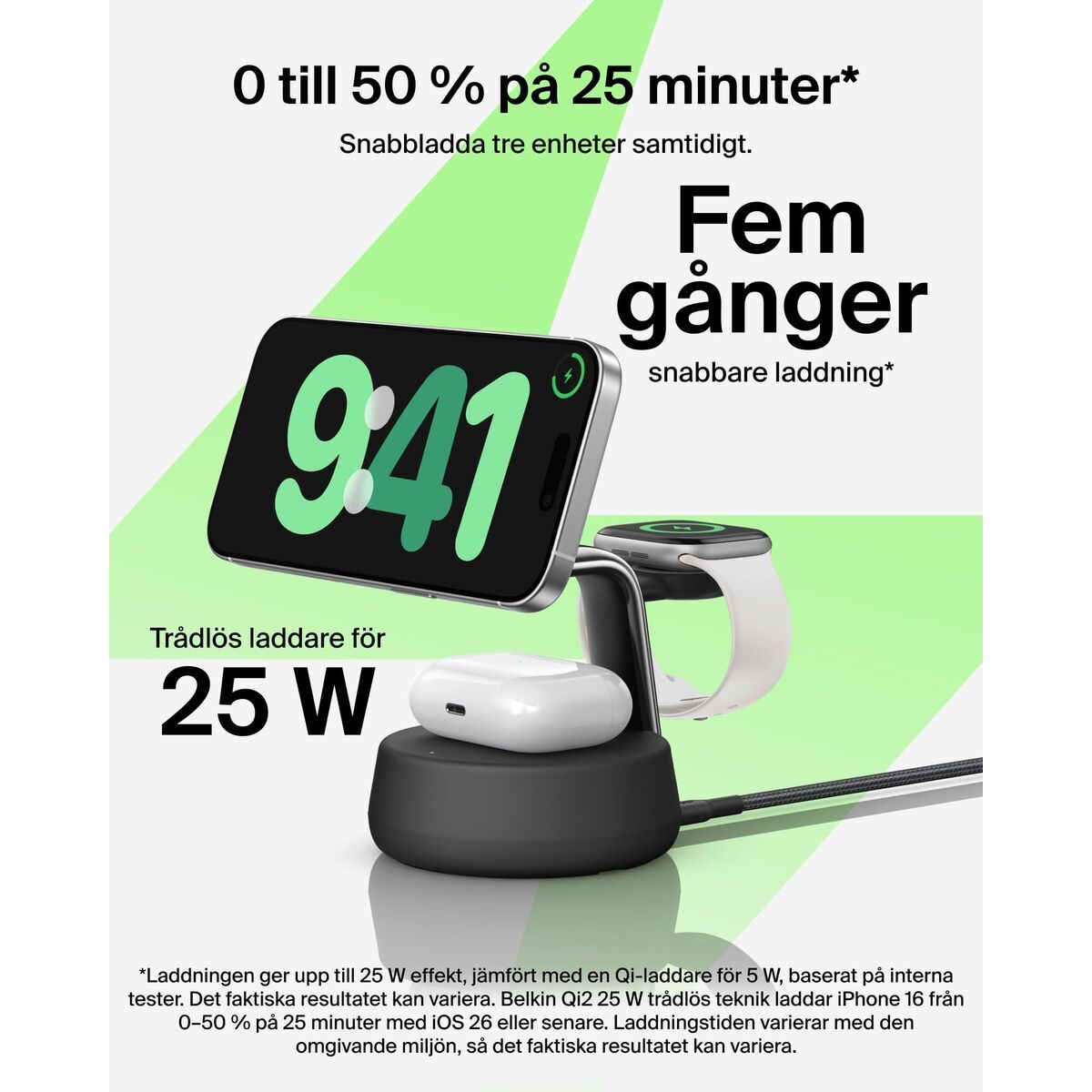 Bild von Cordless Charger Belkin WIZ040KQCH