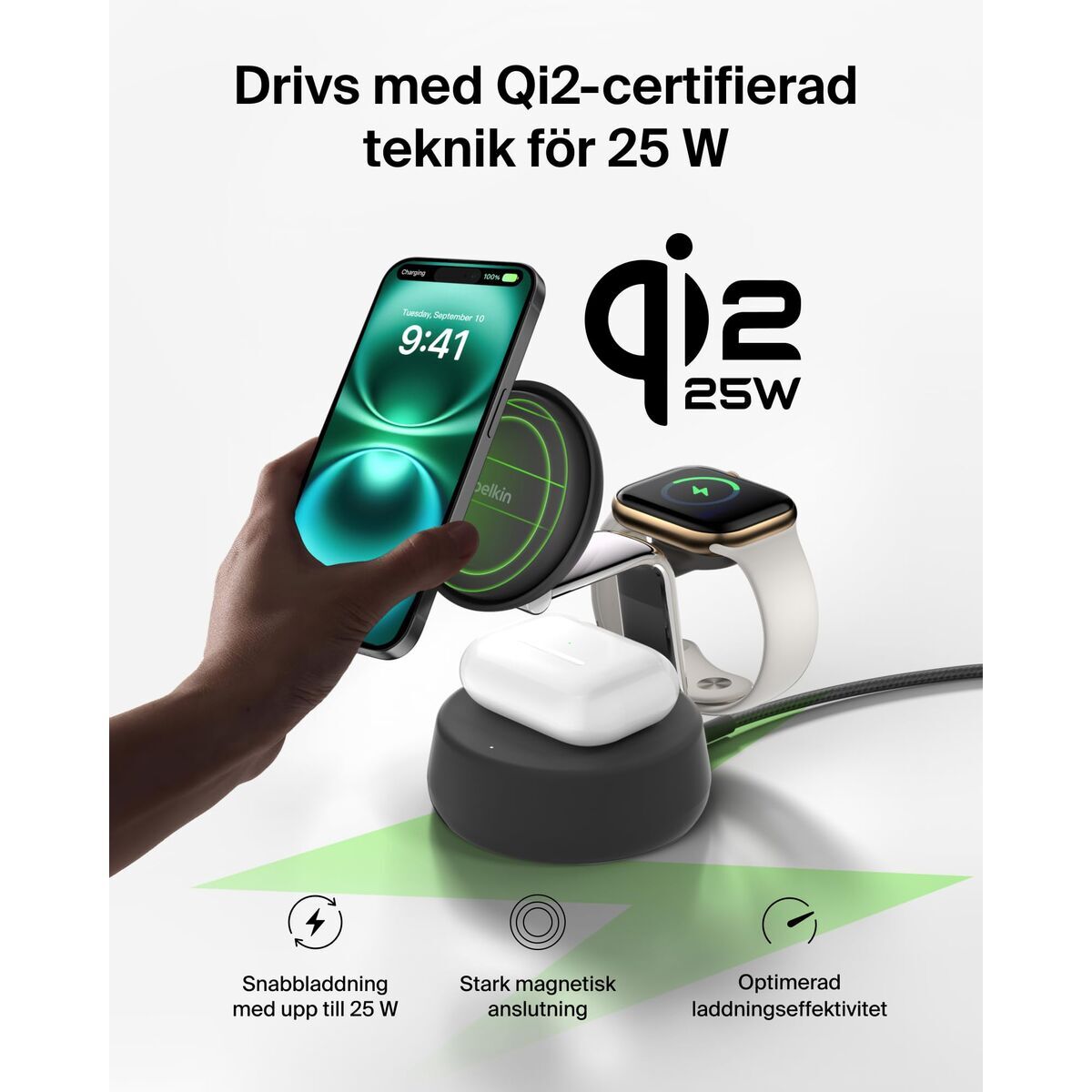 Bild von Cordless Charger Belkin WIZ040KQCH