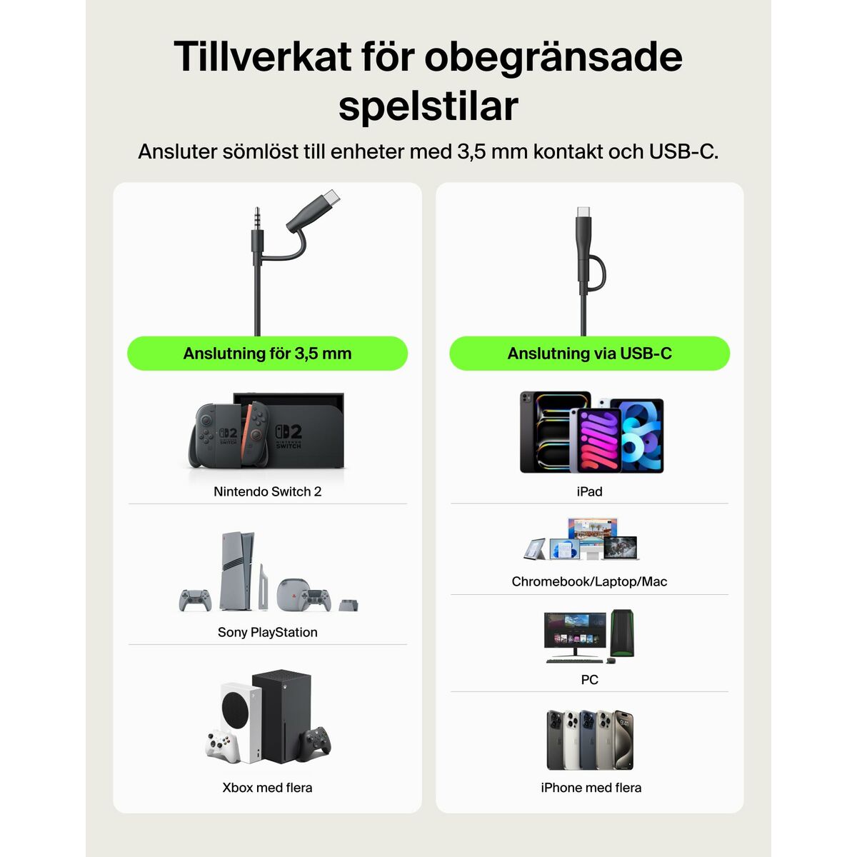 Afbeeldingen van Headphones Belkin Inspire Nintendo Switch 2