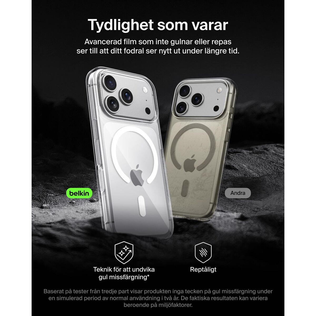 Mobile cover Belkin iPhone 17 Pro Transparent