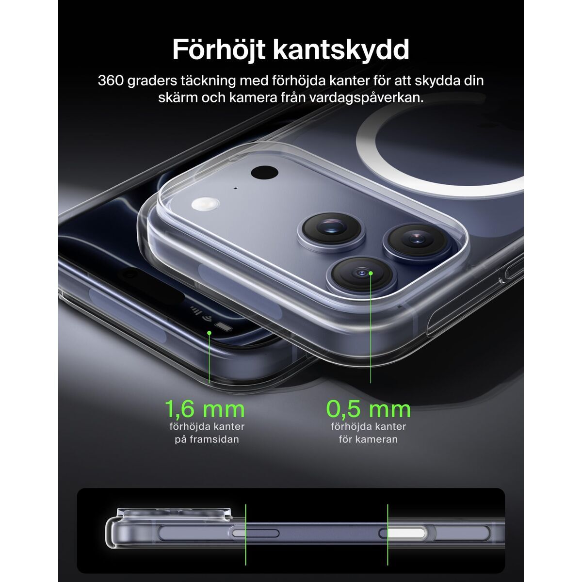 Mobile cover Belkin iPhone 17 Pro Max Transparent