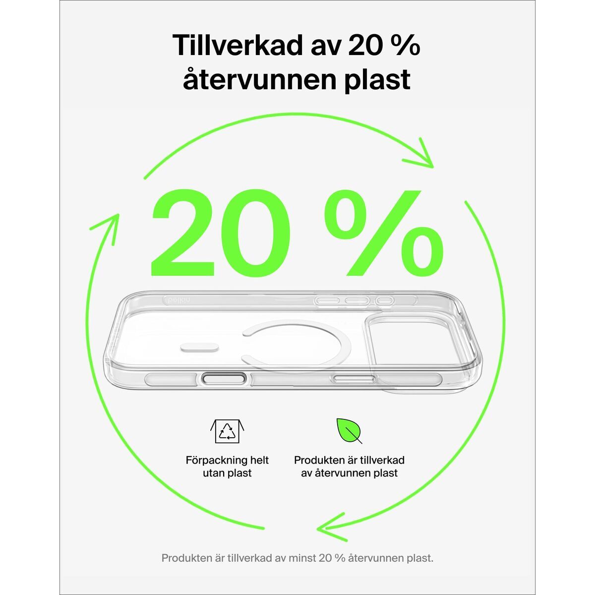 Mobile cover Belkin iPhone 17 Pro Max Transparent