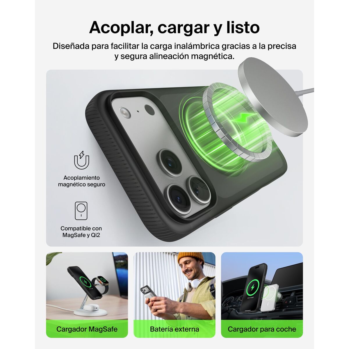 Mobile cover Belkin iPhone 17 Pro Black Apple