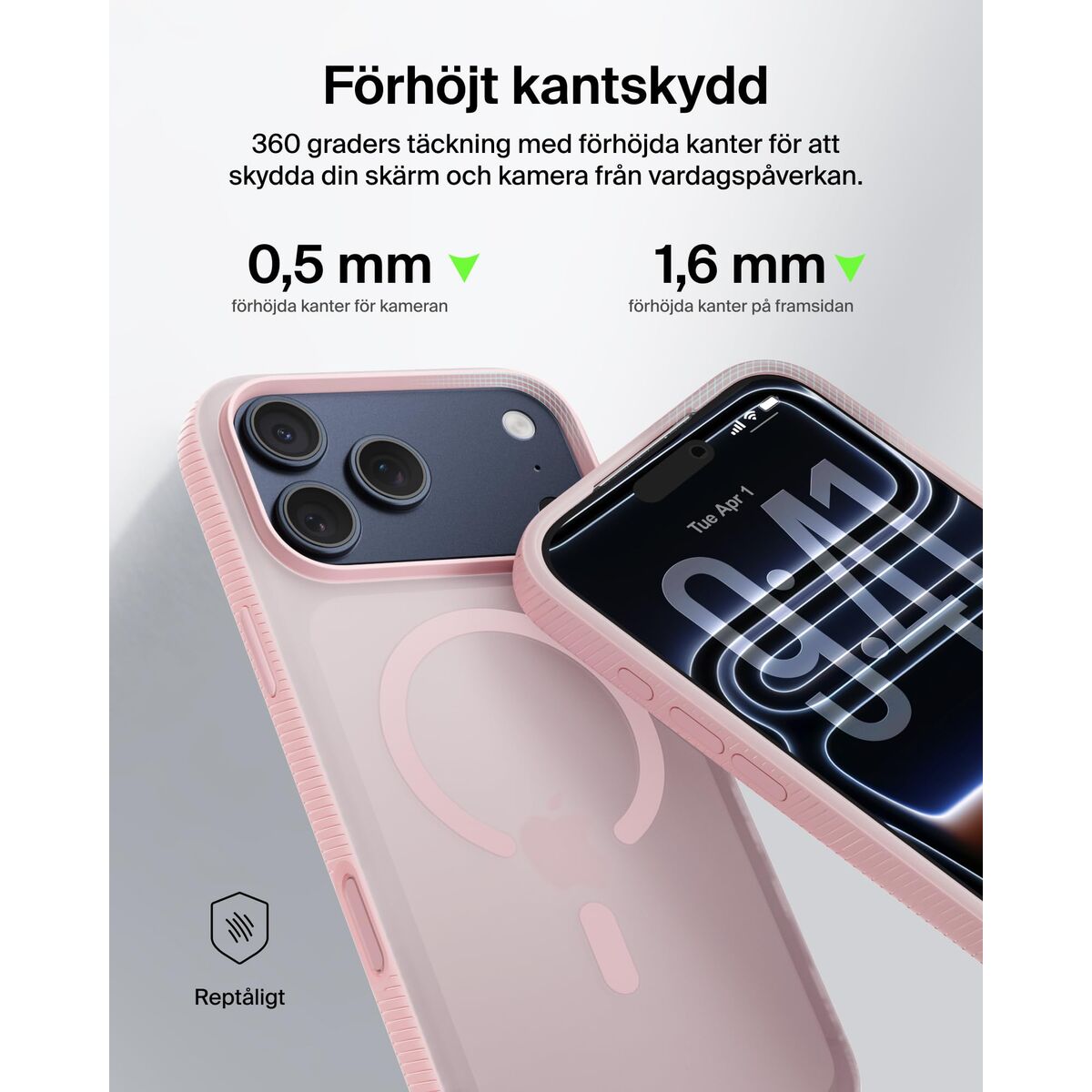Mobile cover Belkin iPhone 17 Pro Max Pink Apple