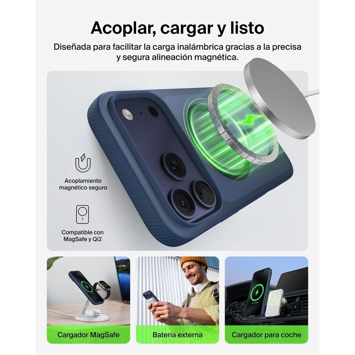 Picture of Mobile cover Belkin iPhone 17 Pro Max Blue Navy Blue