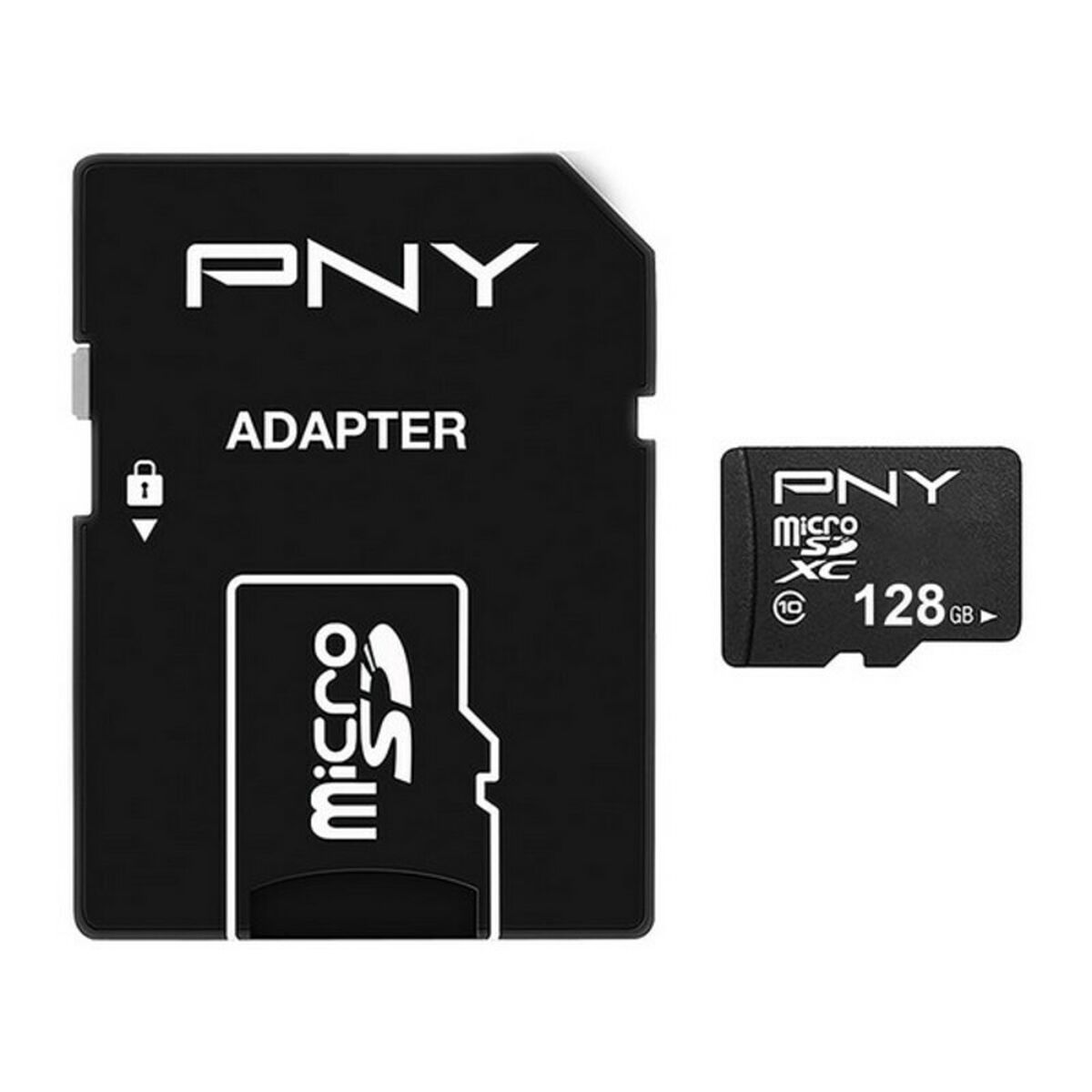 Carte Mémoire Micro SD avec Adaptateur PNY Performance Plus C10